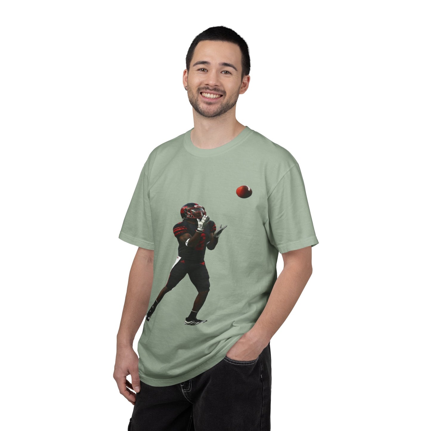 Football Player Catch T-Shirt