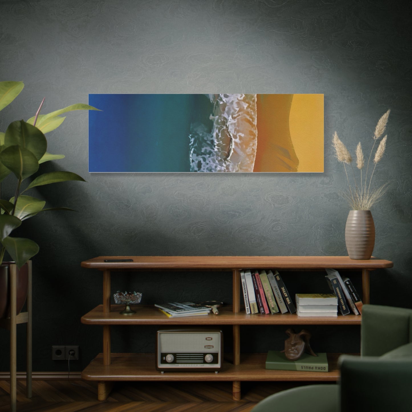 Coastal Waves Matte Canvas Print — Ocean Beach Wall Art