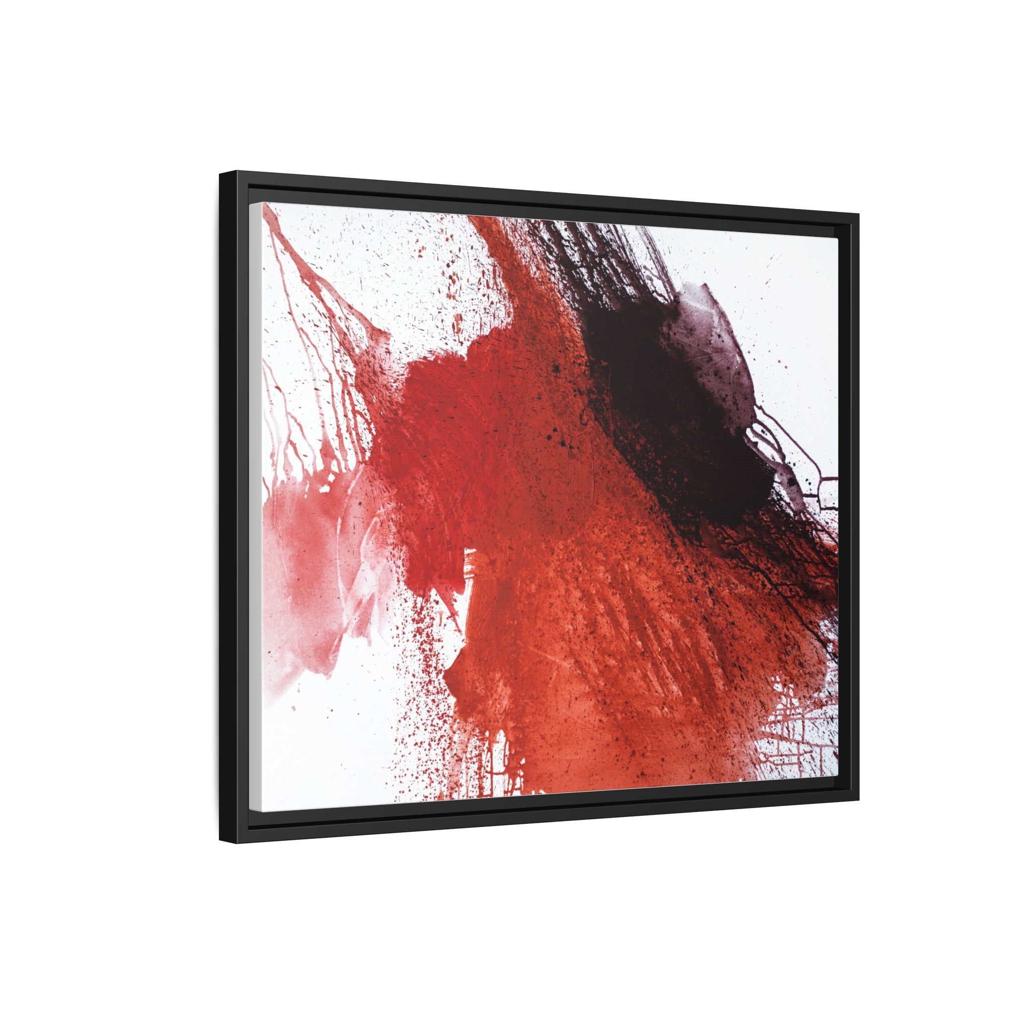 Flame by Natalija Miladinovic Matte Canvas Framed Wall Art