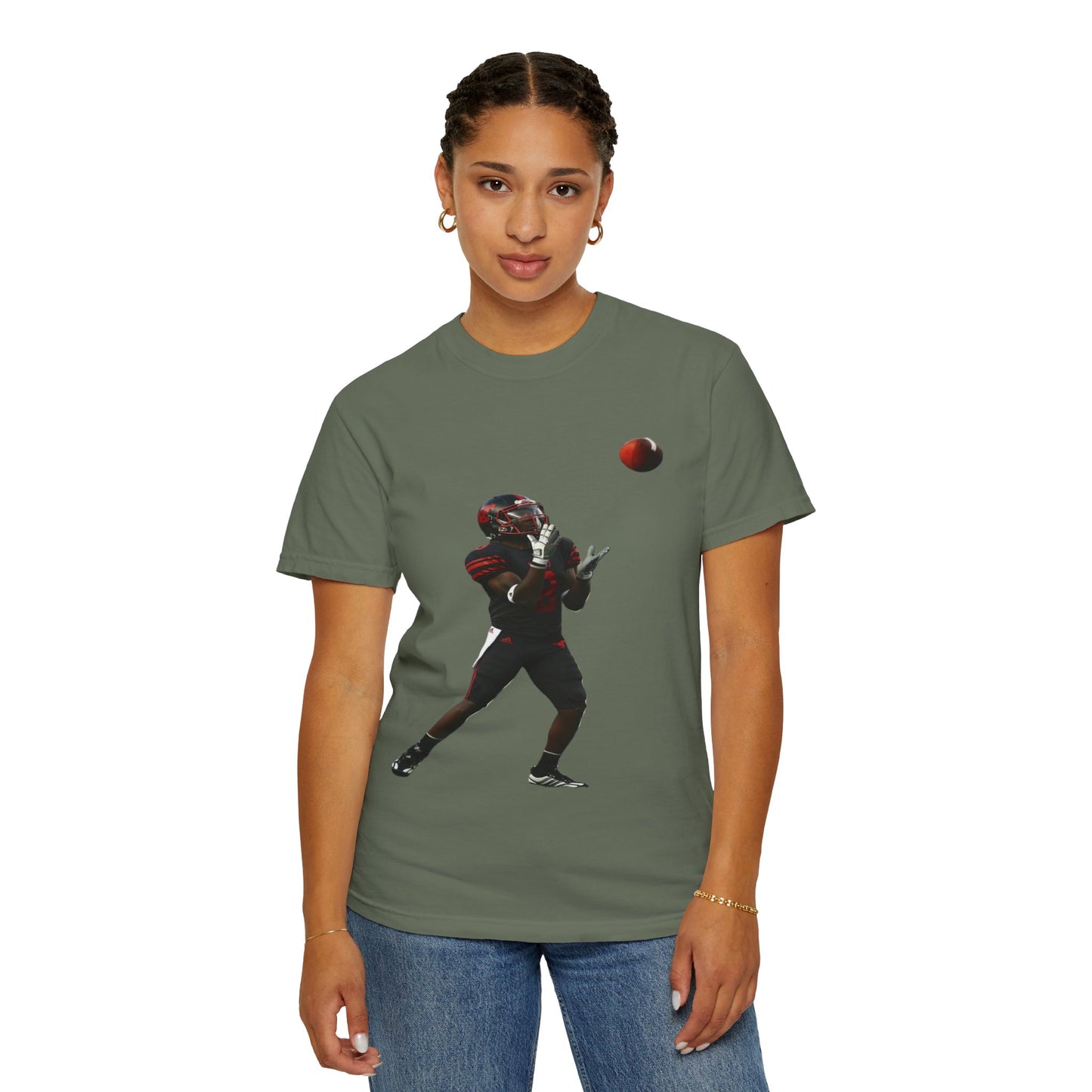 Football Player Catch T-Shirt