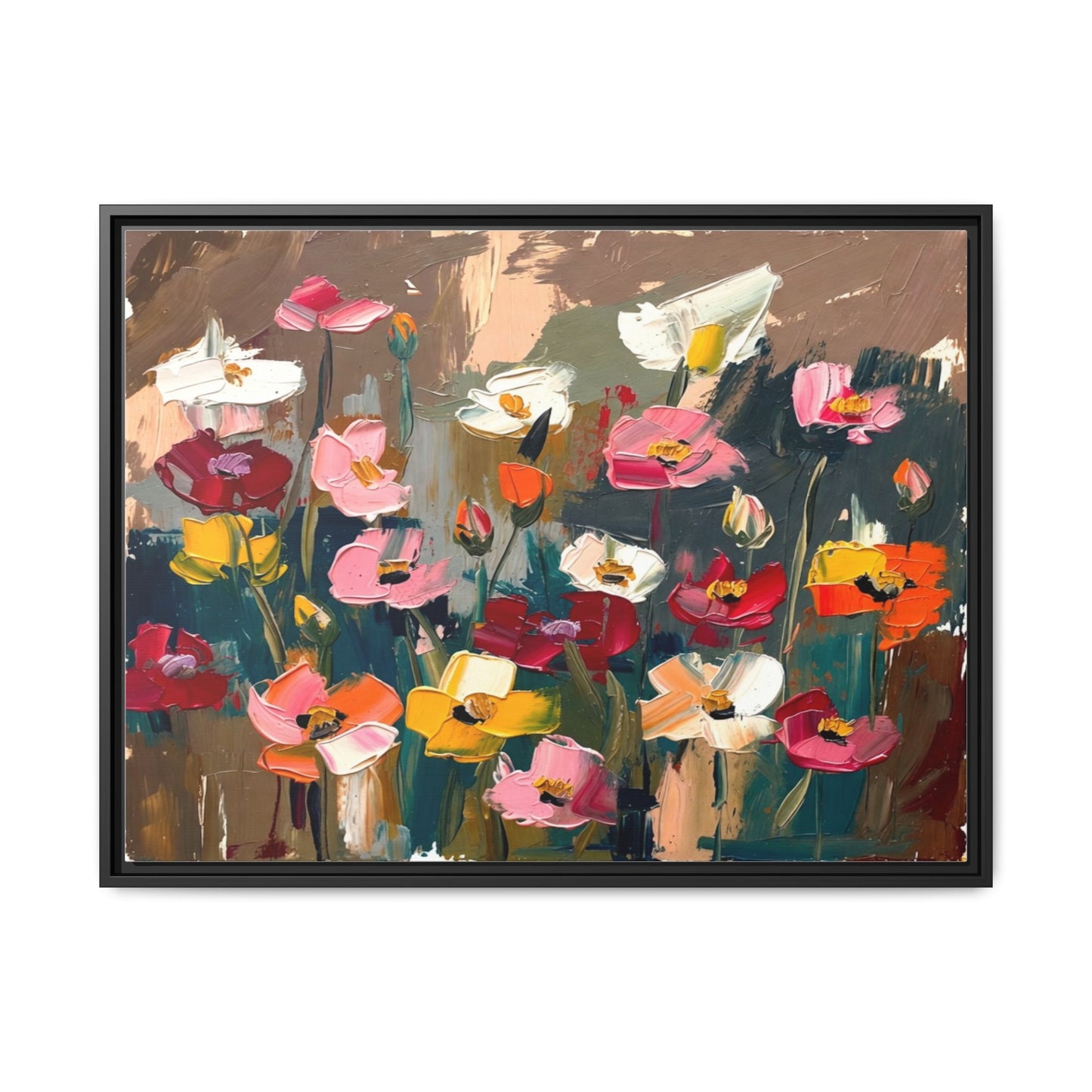 Matte Canvas, Framed (Multi-color)