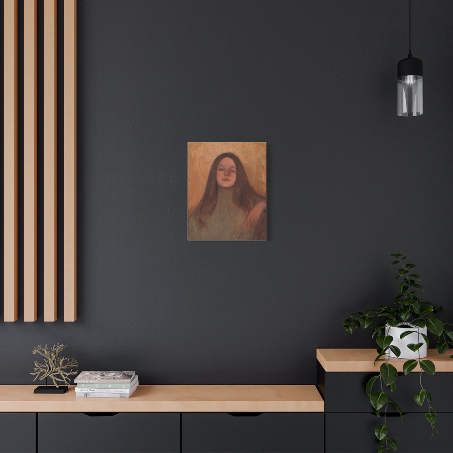 Thyra Elisabeth by Ellen Thesleff Matte Canvas Wall Art Print
