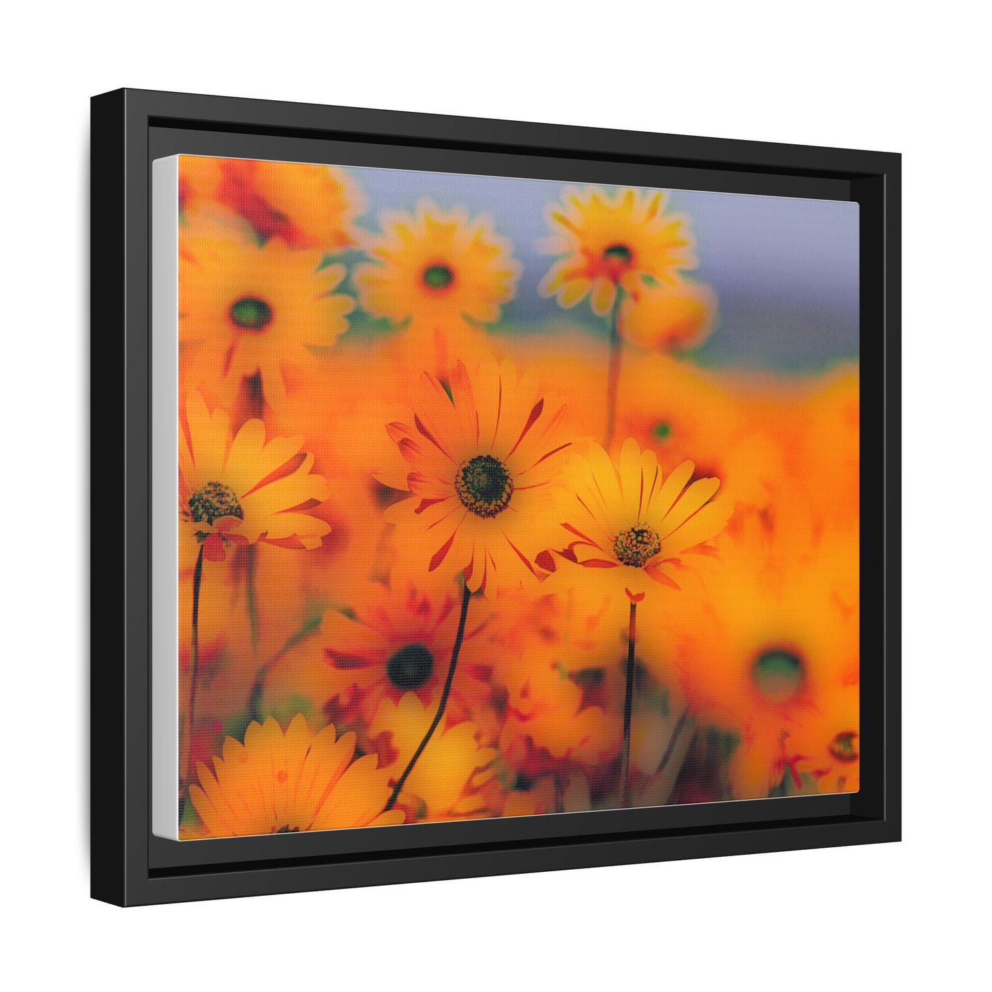 Bee Garden by Norman Barrett Framed Matte Canvas Wall Art Print