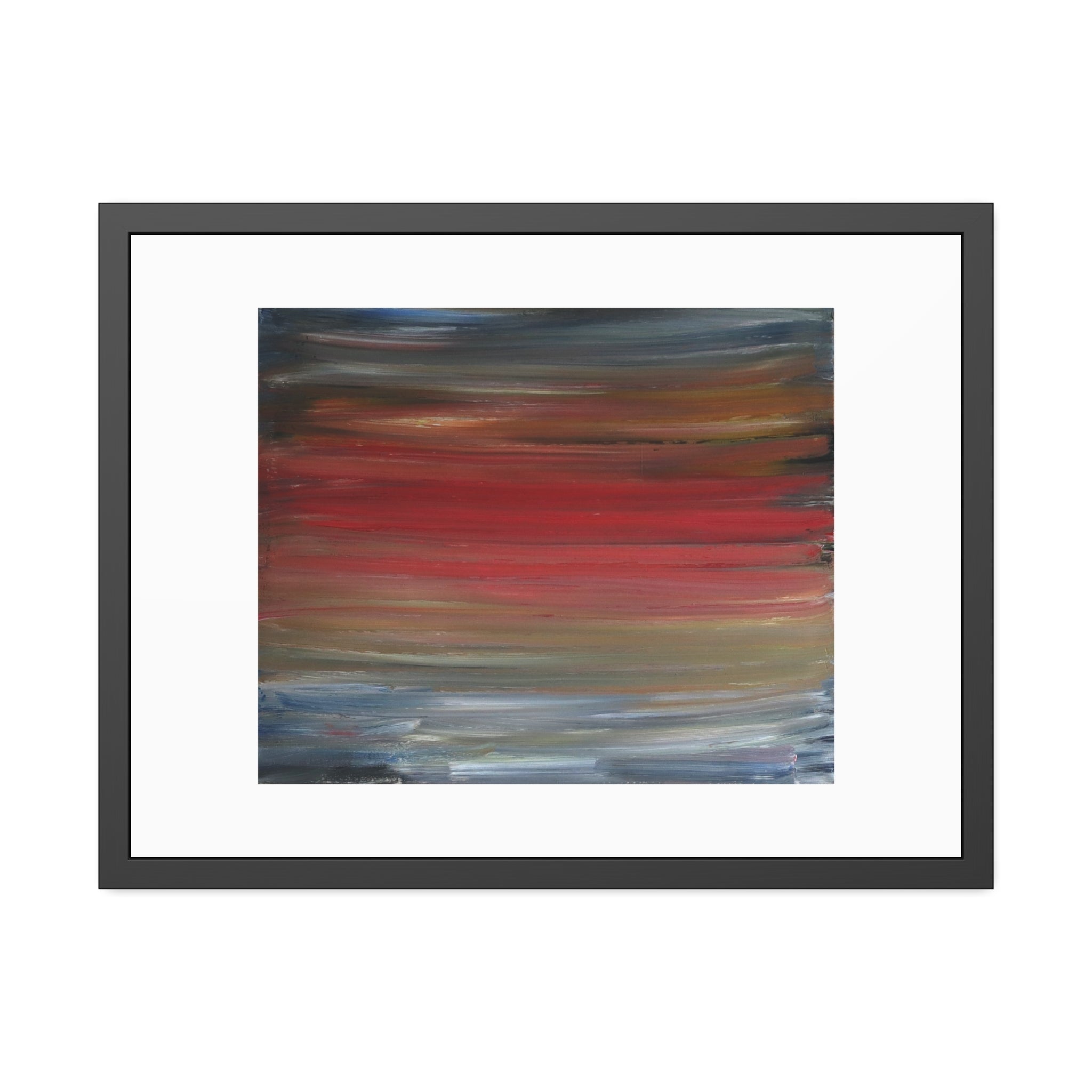 Misty morning by Norman Barrett Framed Poster Wall Art