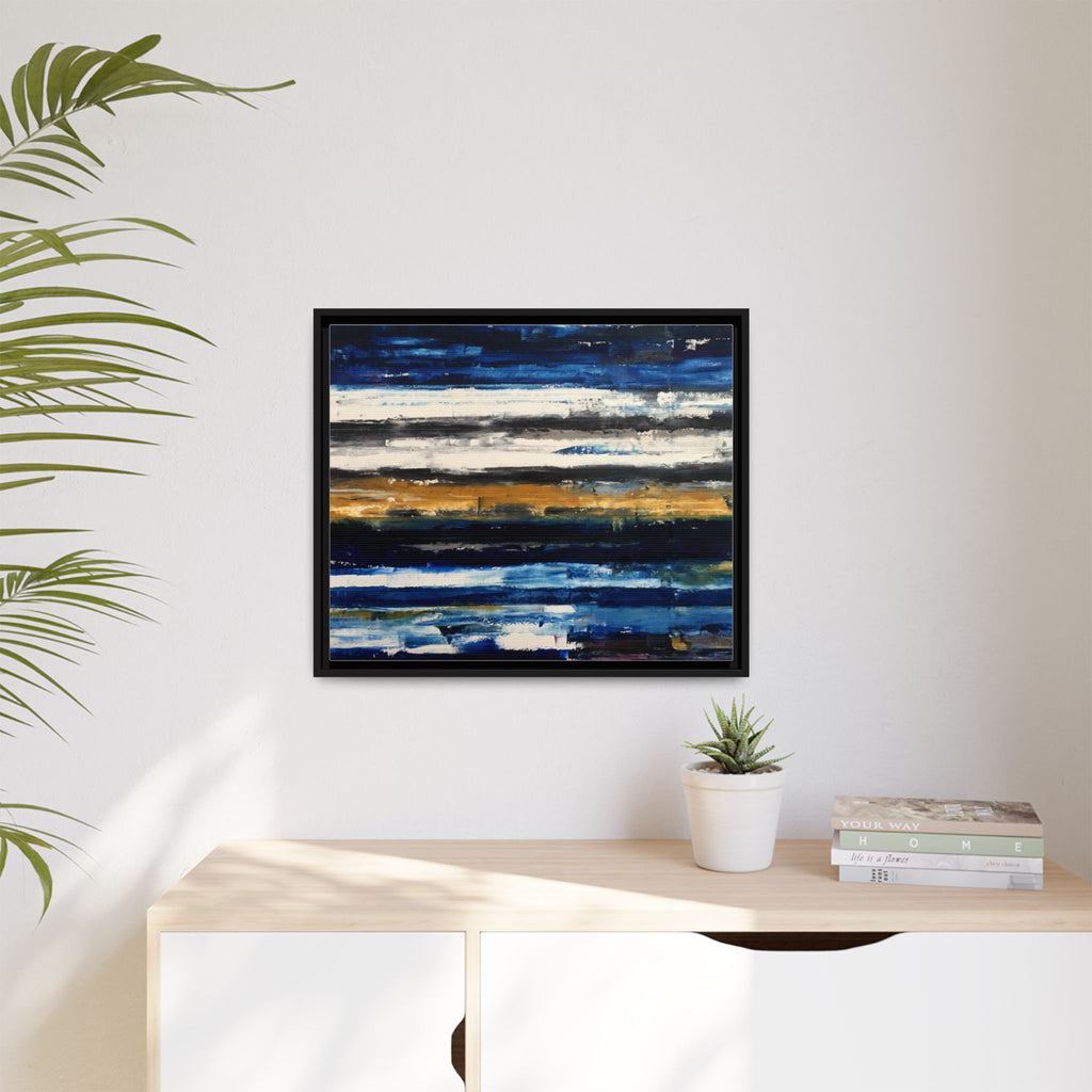 Tiny Buddha by Todd Williamson Framed Matte Canvas Abstract  Wall Art