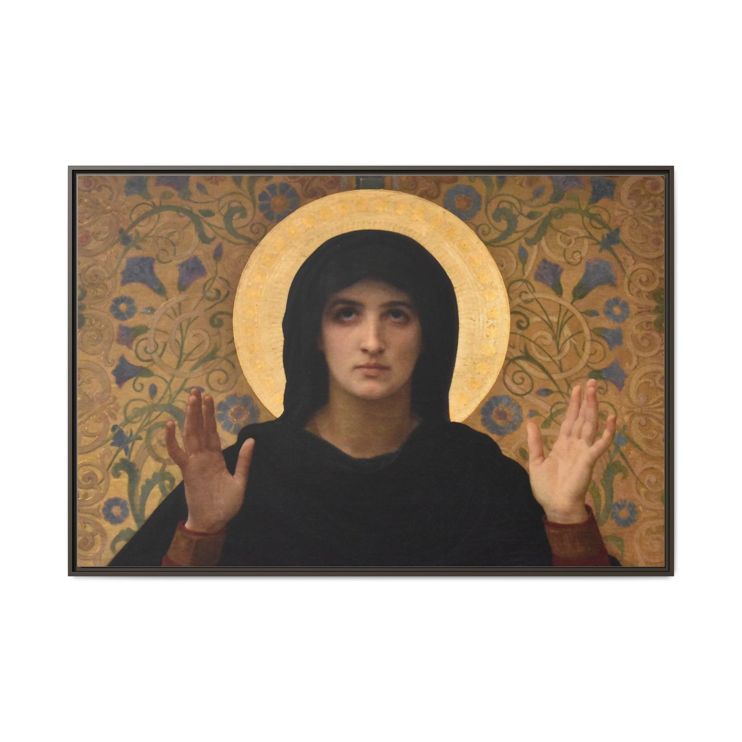La Vierge consolatrice by William Adolphe Bouguereau Framed Matte Canvas Wall Art