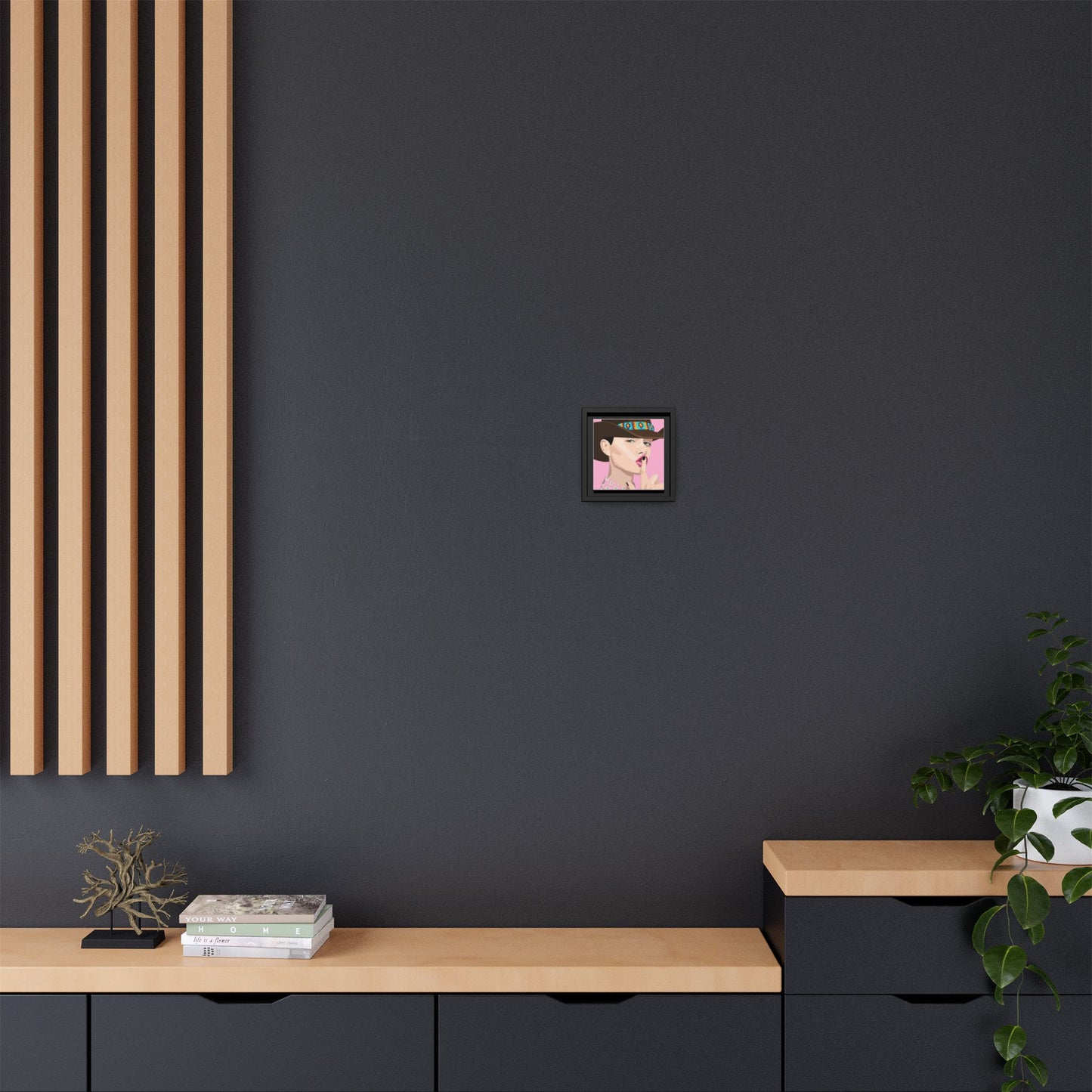 Vivid 63 by Orit Fuchs Matte Framed Canvas Wall Art