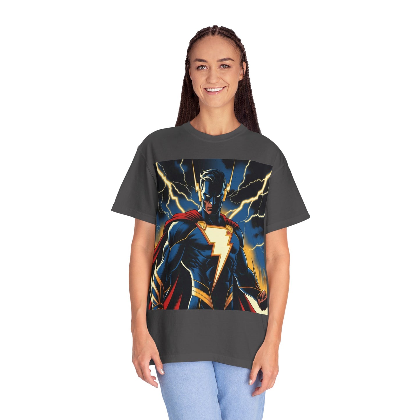 Unisex Superhero Garment-Dyed T-shirt