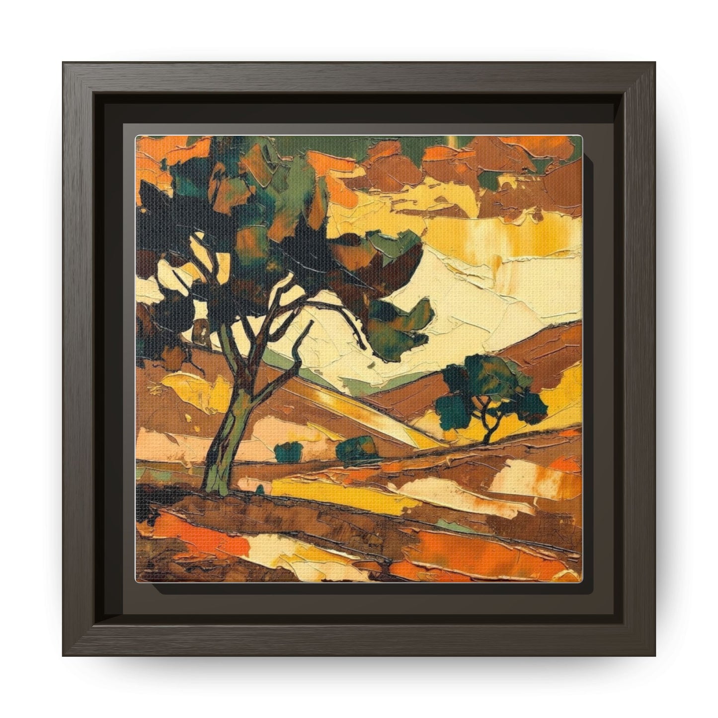 Framed Matte Canvas Landscape Art Print