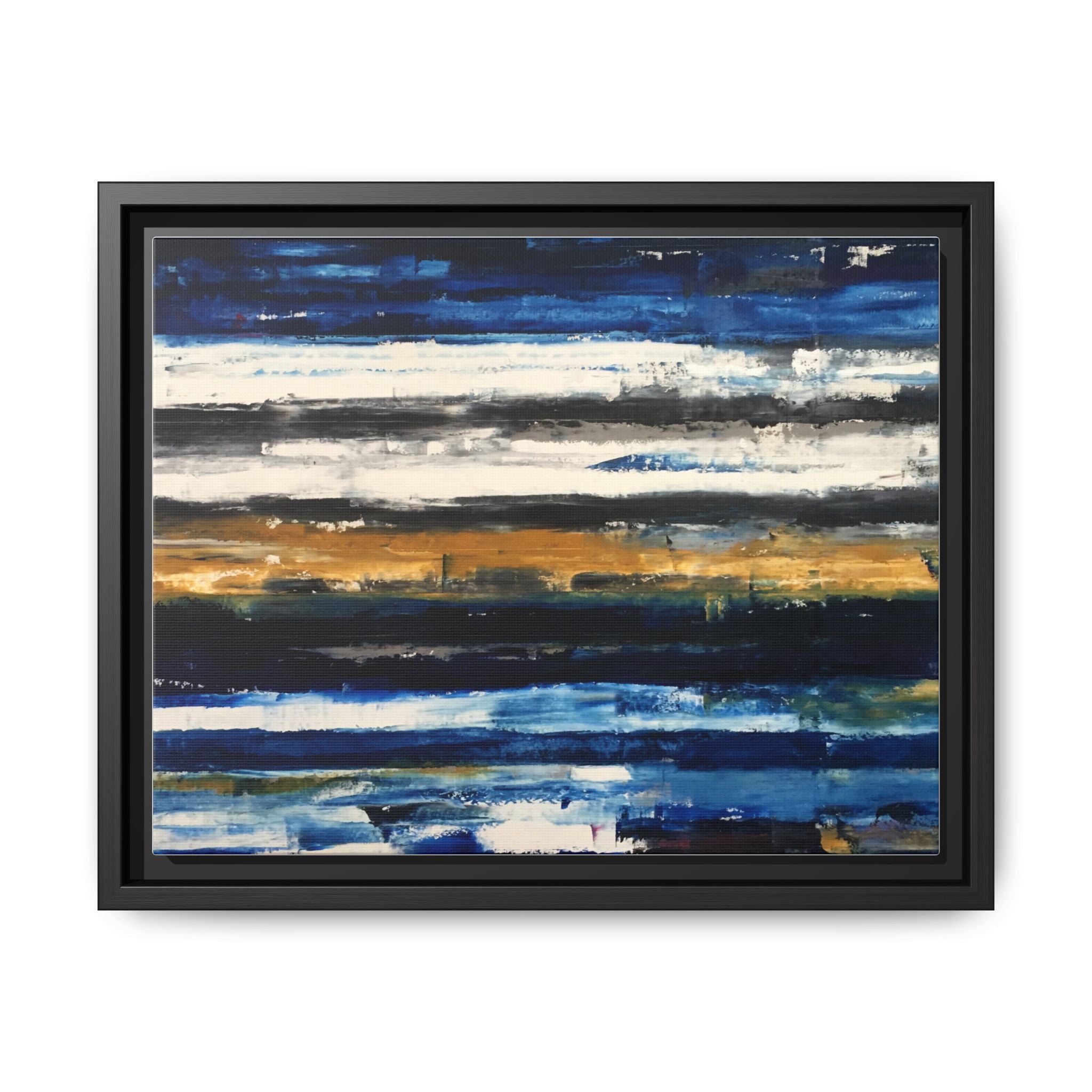 Tiny Buddha by Todd Williamson Framed Matte Canvas Abstract  Wall Art