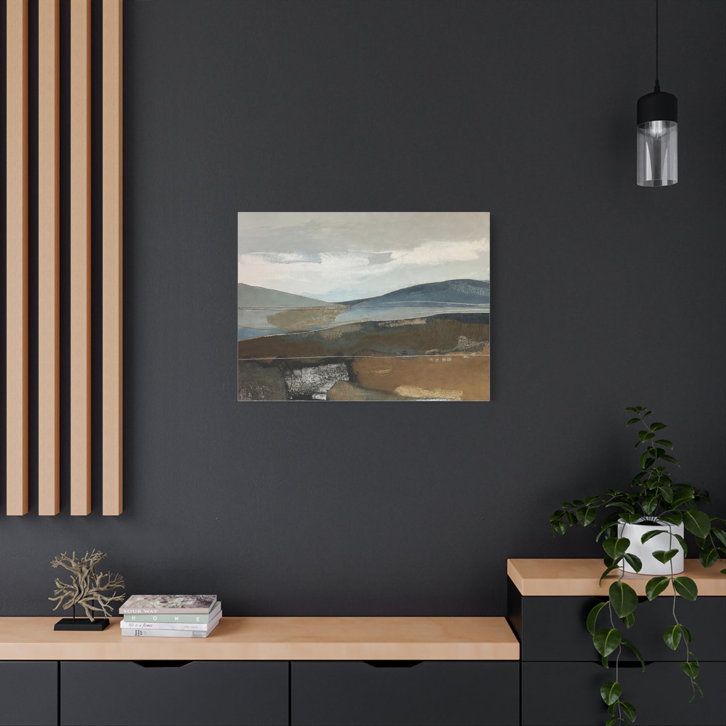 Landscape print Matte Canvas, Stretched, 1.25"