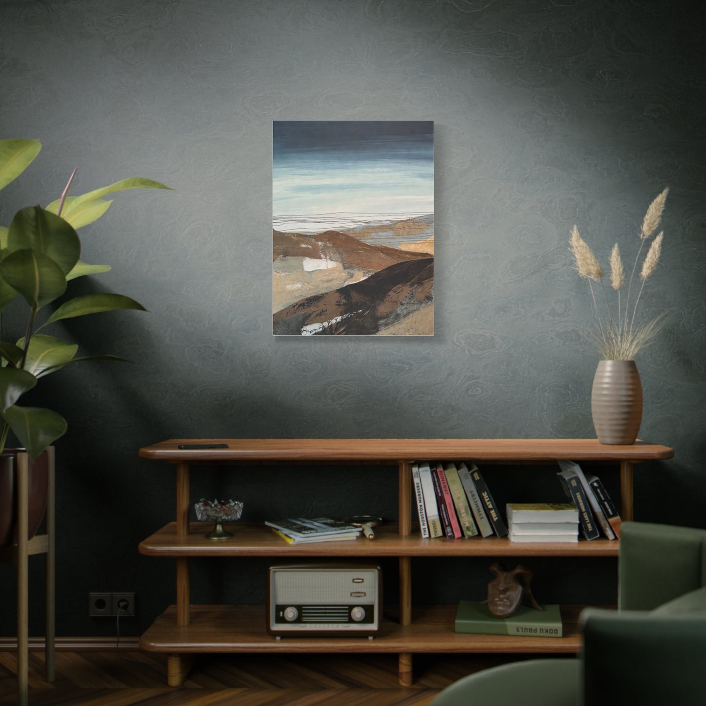 Abstract Landscape Matte Canvas Wall Art — Stretched 1.25"