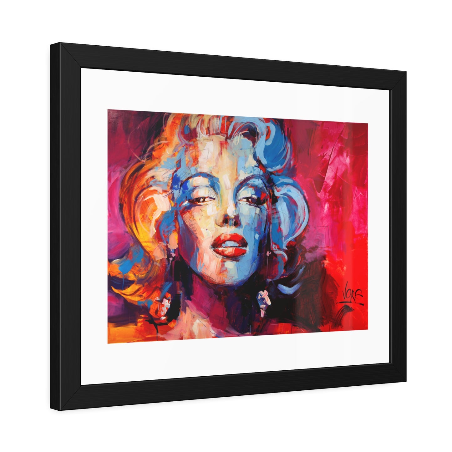Marilyn Monroe attributed to Voke Framed Wall Art Print