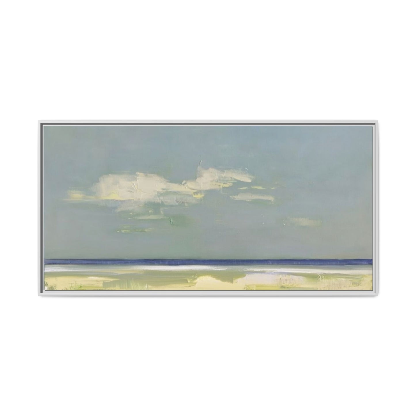 Coastal Calm Matte Canvas Framed Wall Art