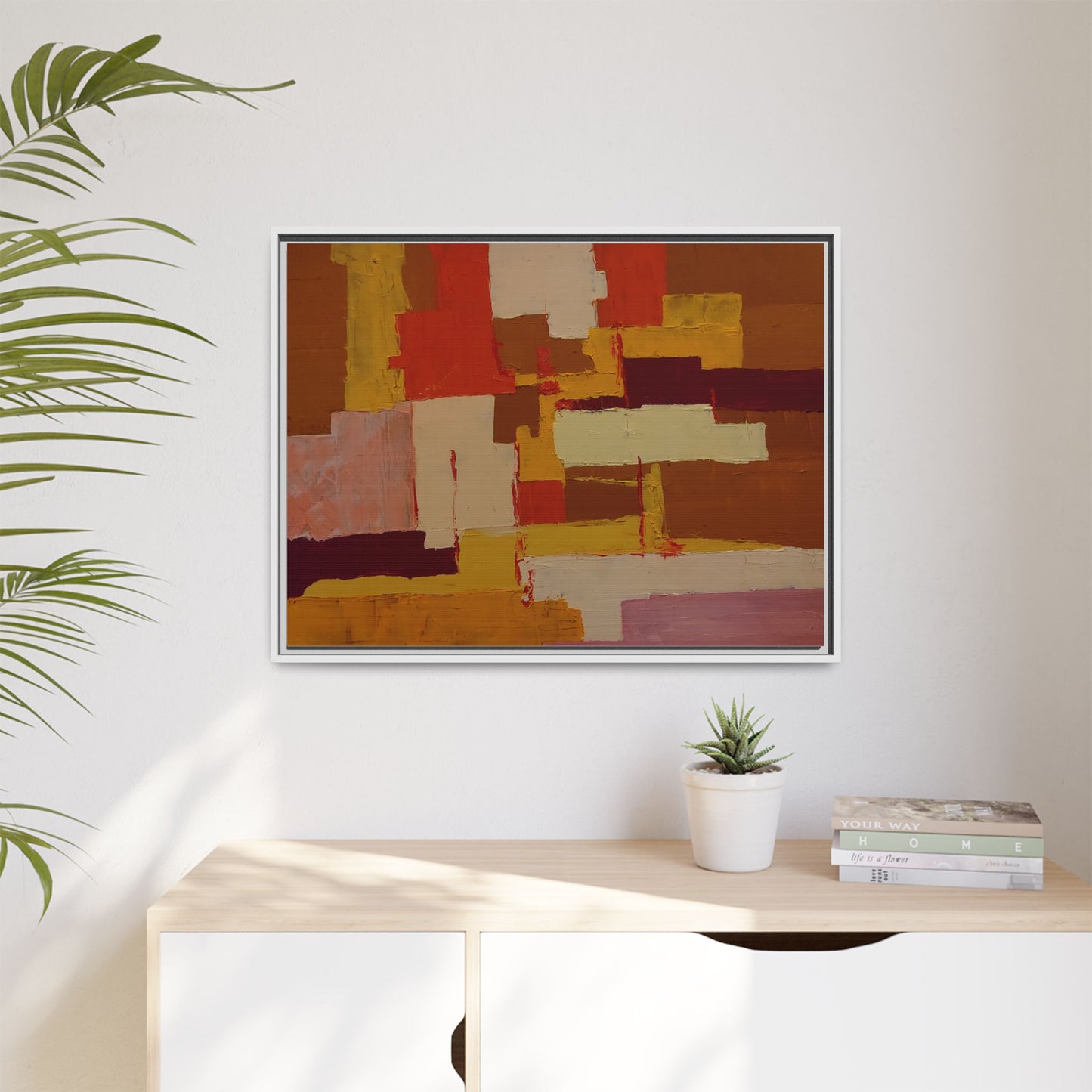 Tableau Confusion by Nicolae Calancea Framed Canvas Wall Art Print