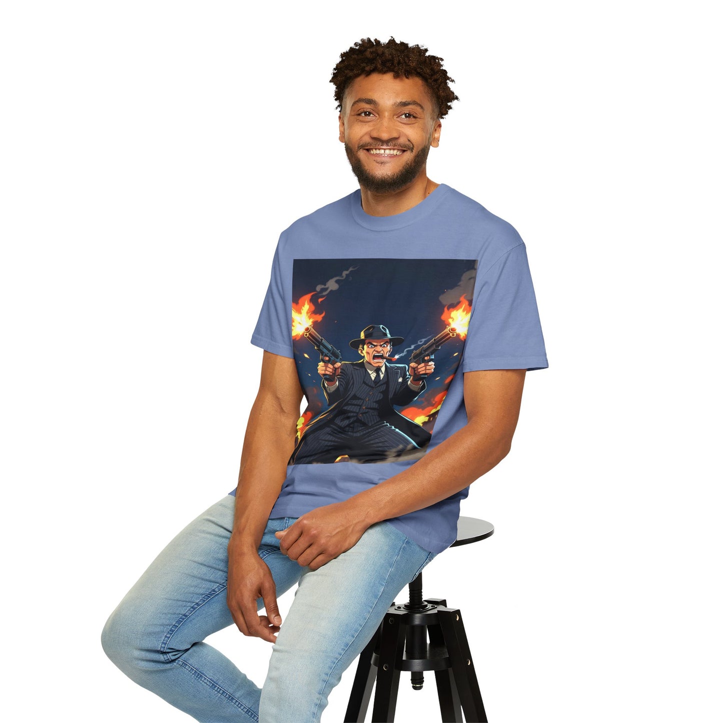 Gangster T‑Shirt — Vintage Outlaw Graphic Tee
