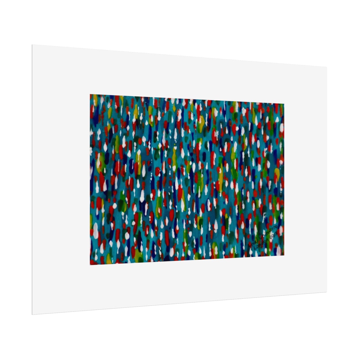 Colours Of The Soul Reflecting On Water by Ariel Chavarro Avila Wall Art Print