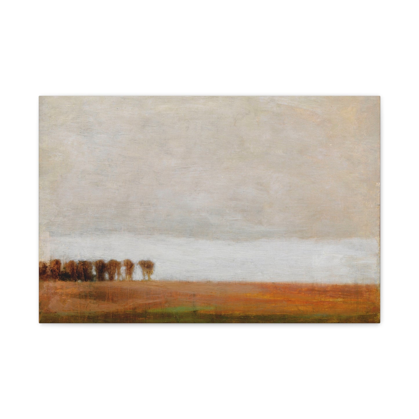 View of Jaegersborg Allé, North of Copenhagen by Vilhelm Hammershøi Canvas Wall Art Print