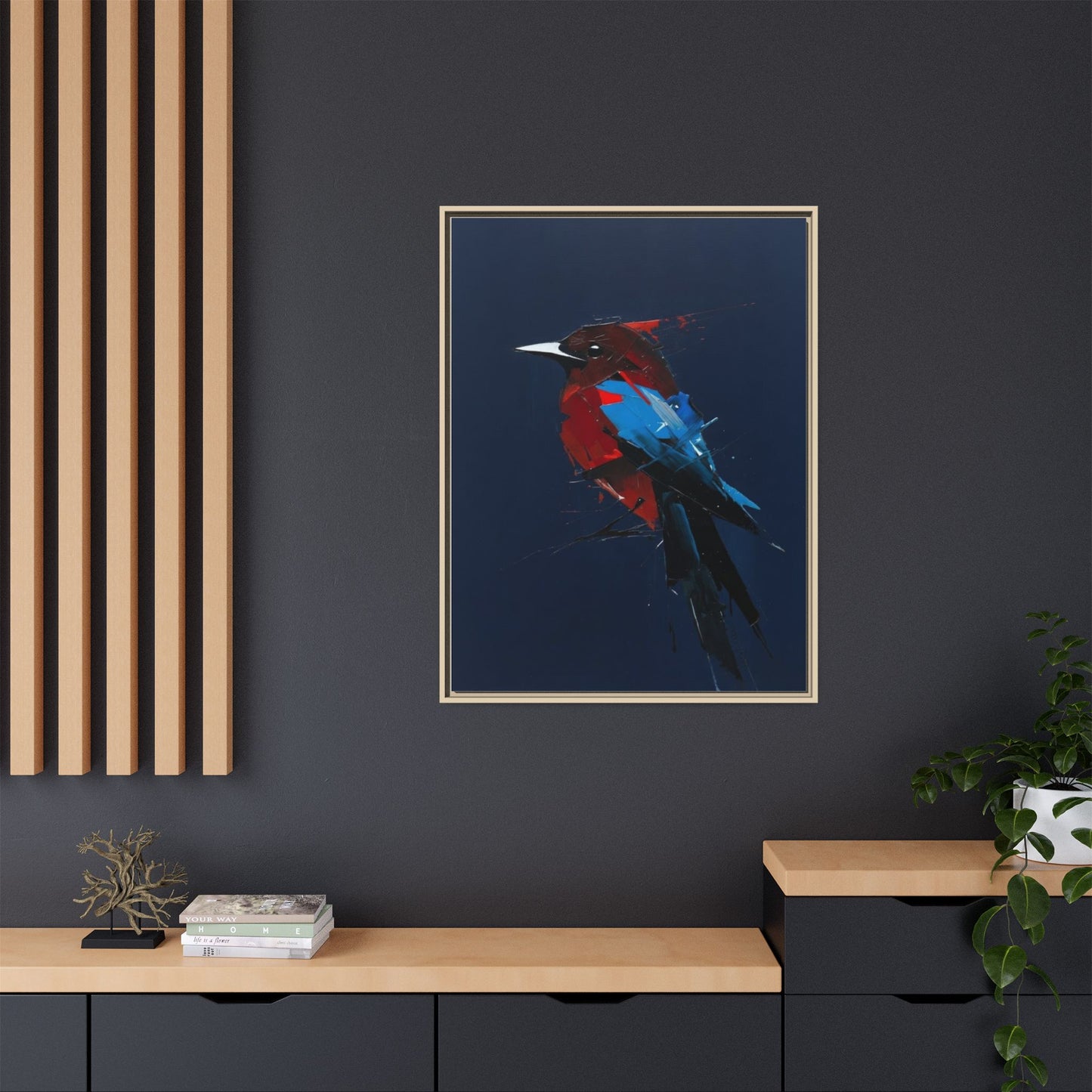 Matte Canvas, Framed (Multi-color)