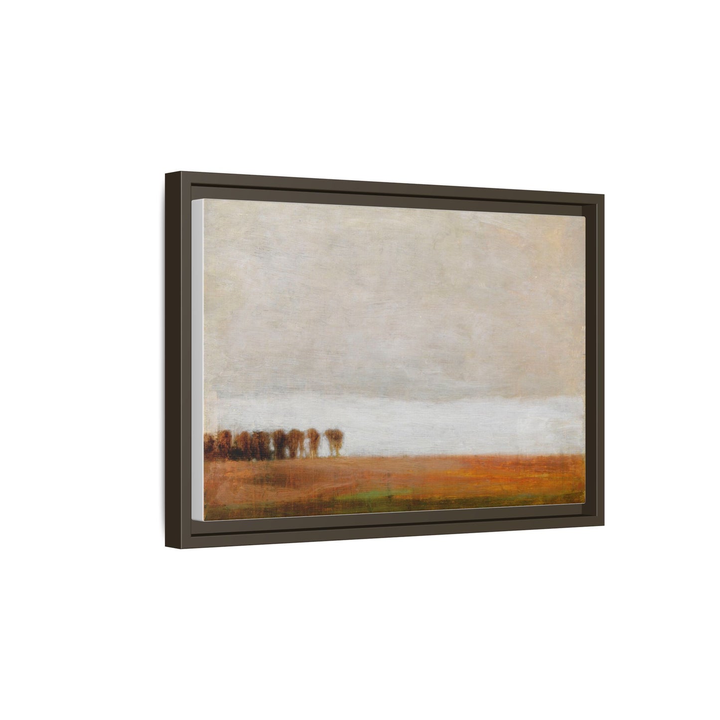 View of Jaegersborg Allé, North of Copenhagen by Vilhelm Hammershøi Framed Matte Canvas Wall Art Print