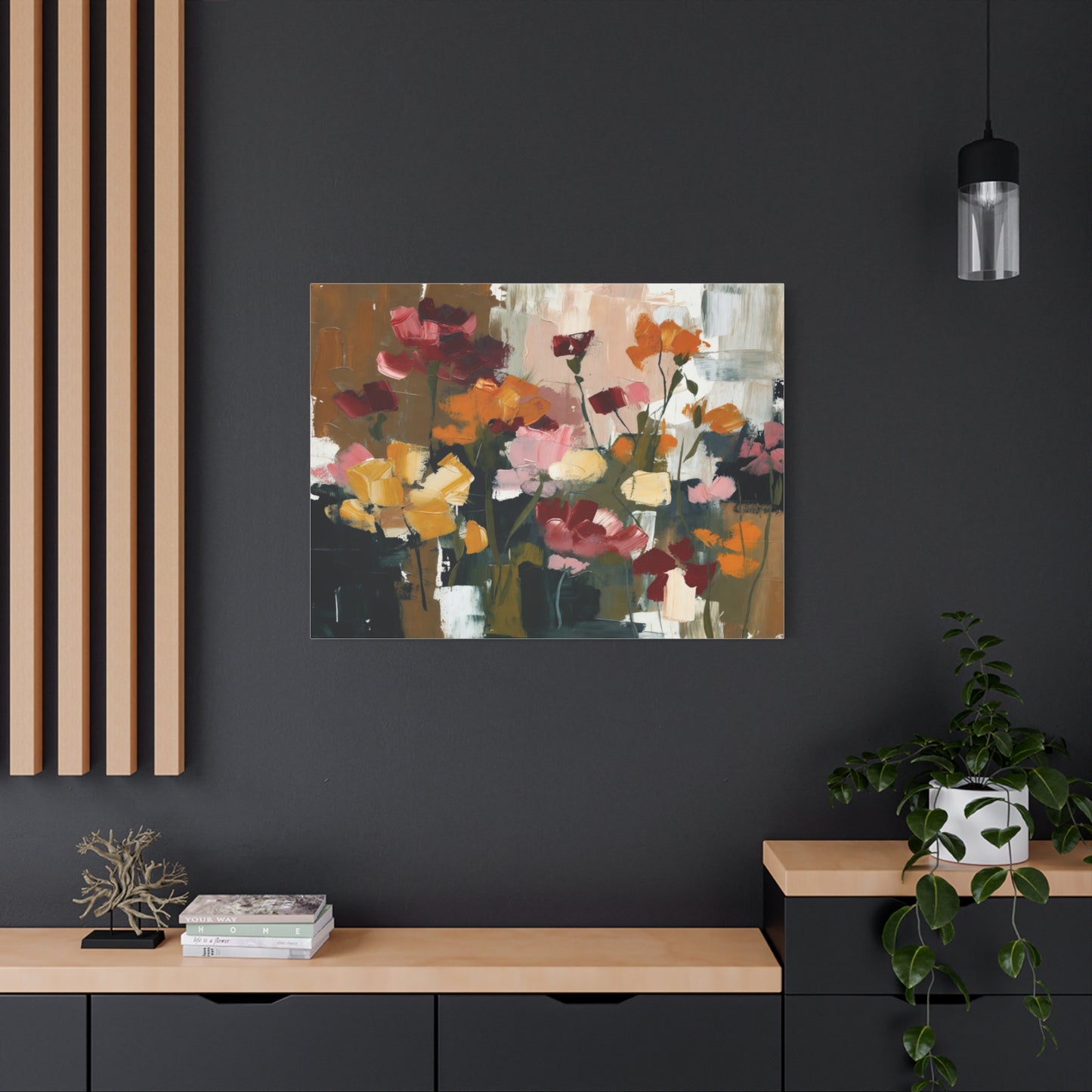 Flowers Matte Canvas, Stretched, 1.25"