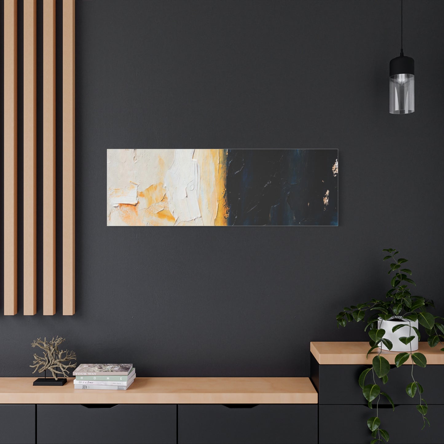 Abstract Coastal Light Matte Canvas Print — Stretched 1.25"