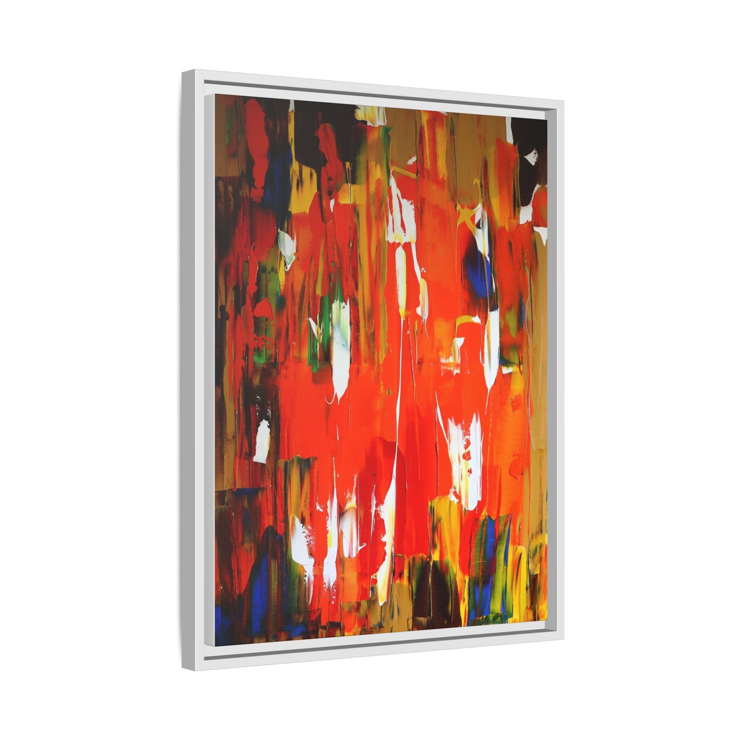 Burn baby burn by Norman Barrett Framed Matte Canvas Wall Art