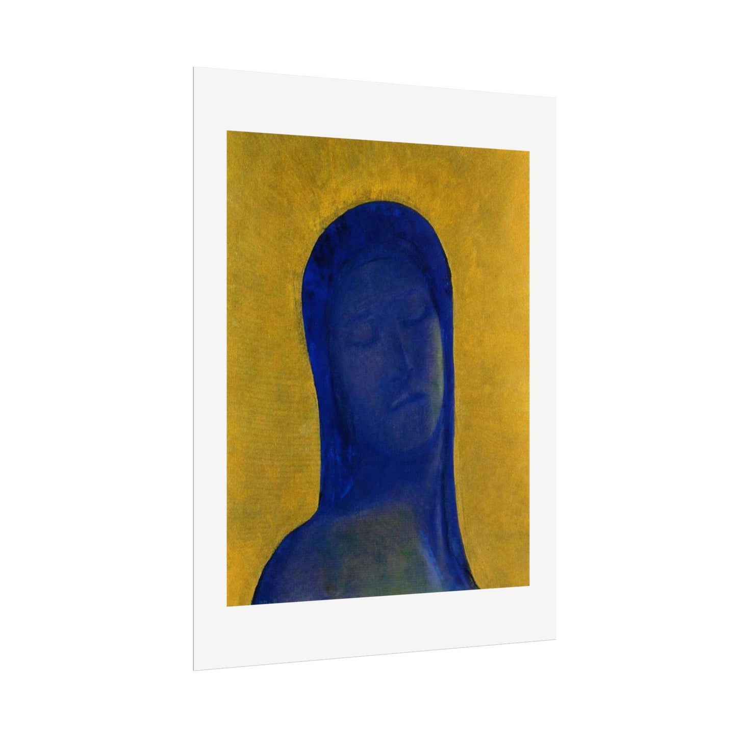 Closed Eyes by Odilon Redon Wall Art Print