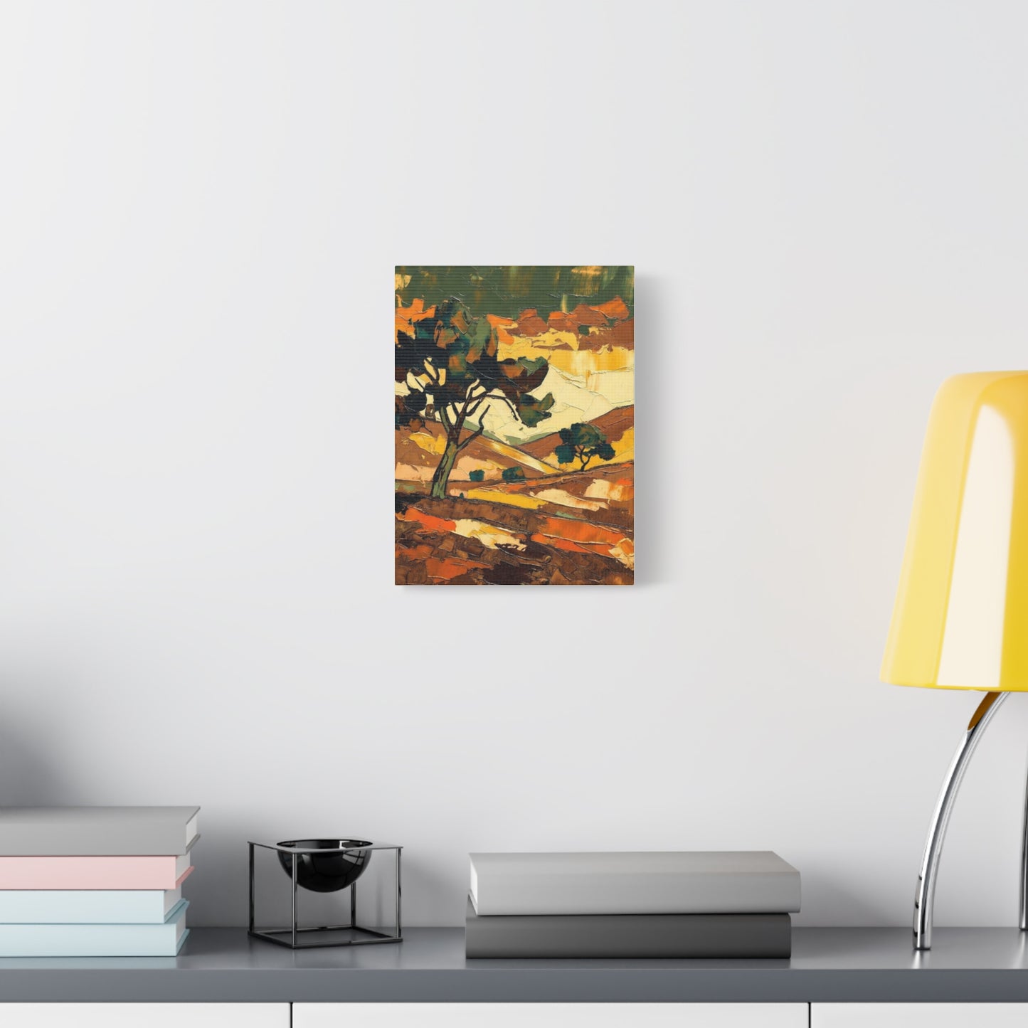 Abstract Autumn Landscape Canvas