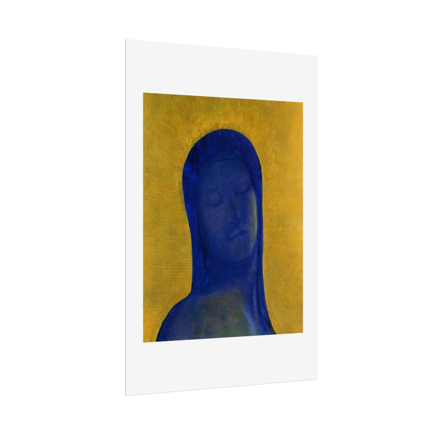 Closed Eyes by Odilon Redon Wall Art Print