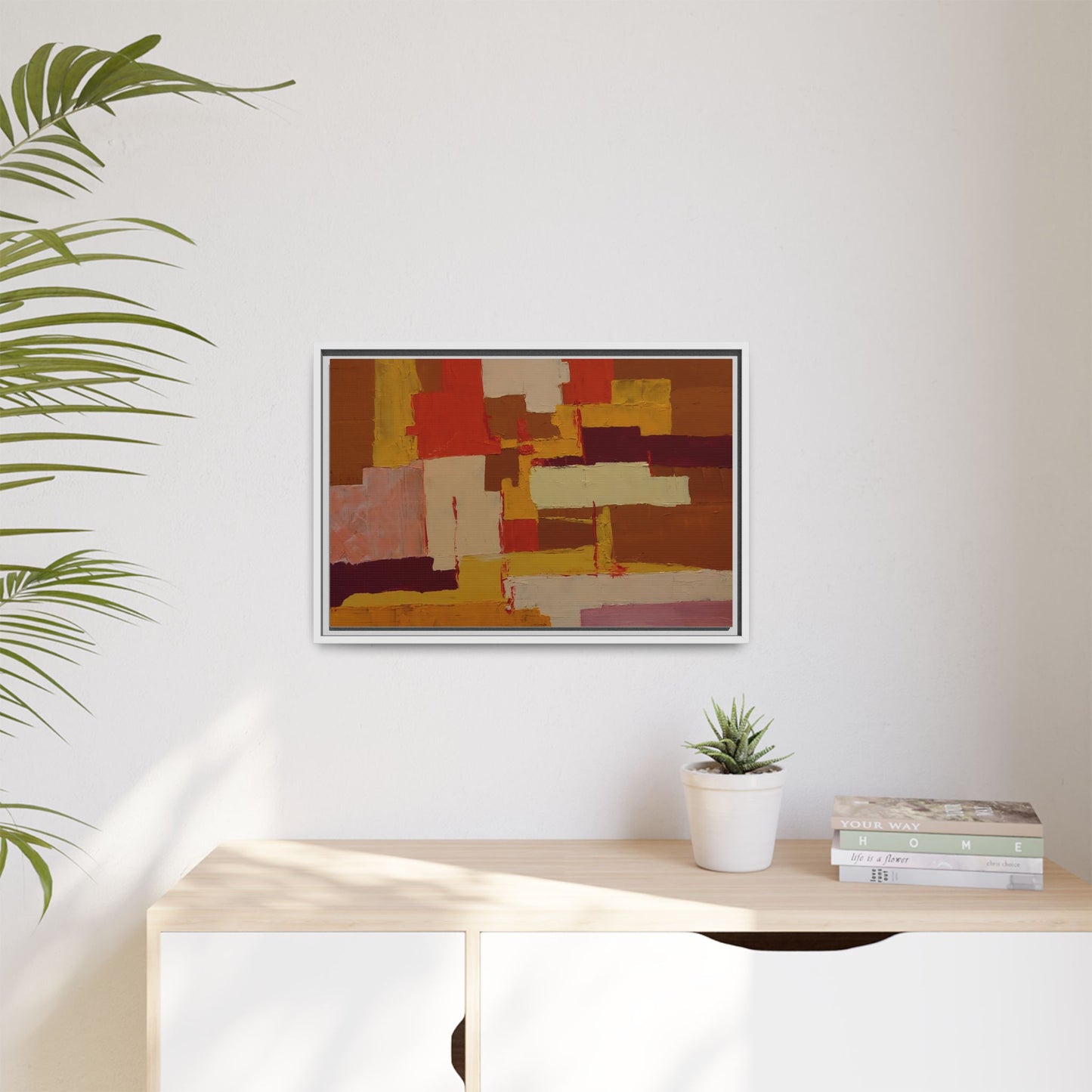 Tableau Confusion by Nicolae Calancea Framed Canvas Wall Art Print