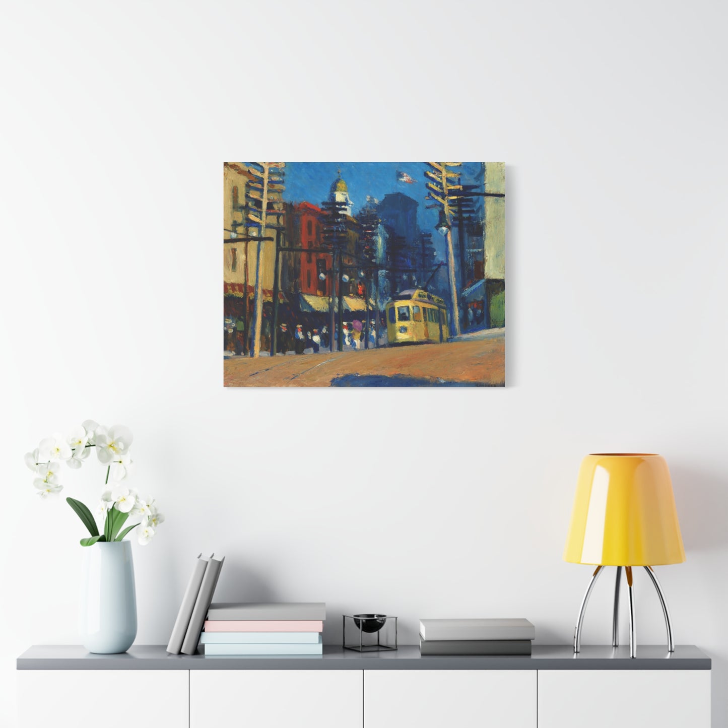 Yonkers by Edward Hopper Matte Canvas Wall Art Print