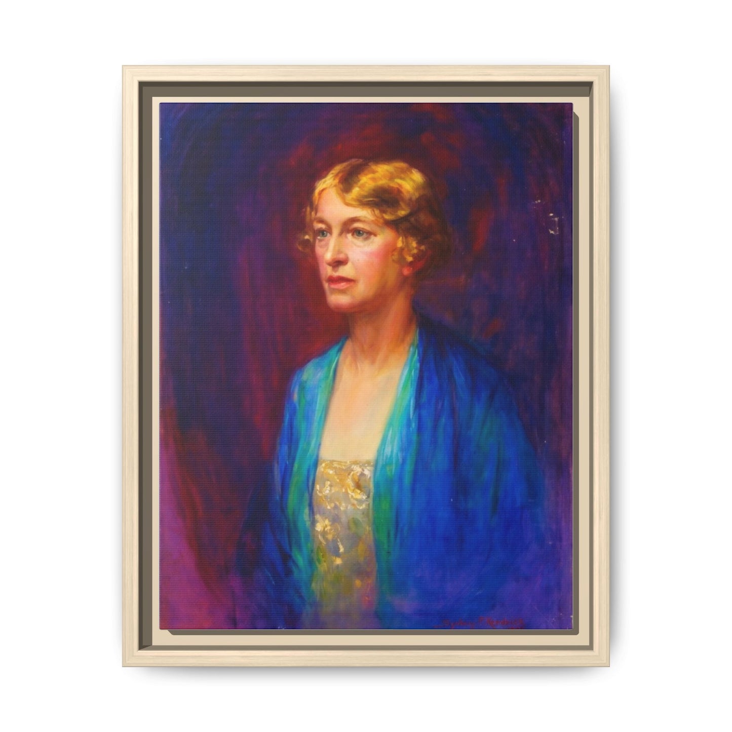 Matte Canvas Portrait , Framed (Multi-color)