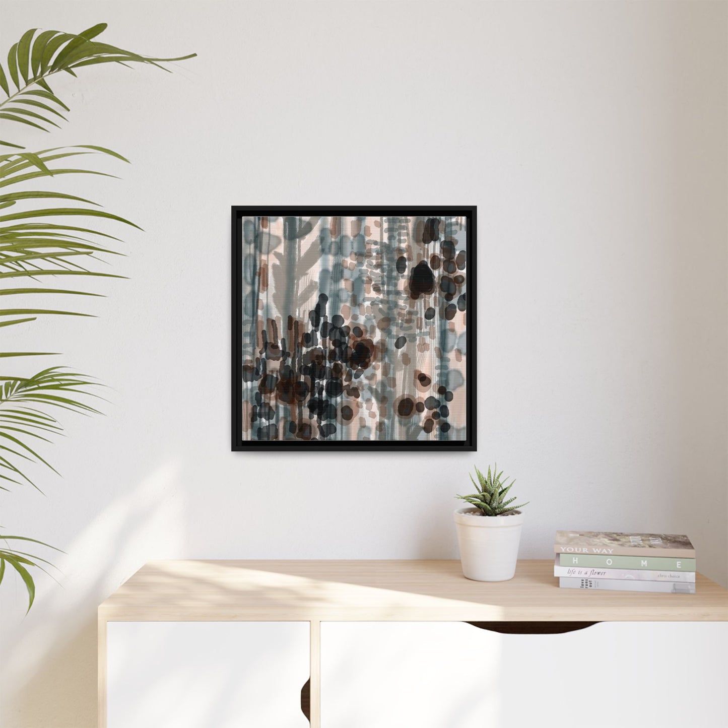 Vleken by an unknown artist Framed Canvas Art