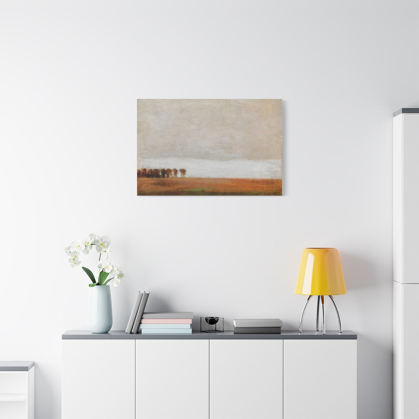 View of Jaegersborg Allé, North of Copenhagen by Vilhelm Hammershøi Canvas Wall Art Print