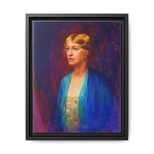 Matte Canvas Portrait , Framed (Multi-color)