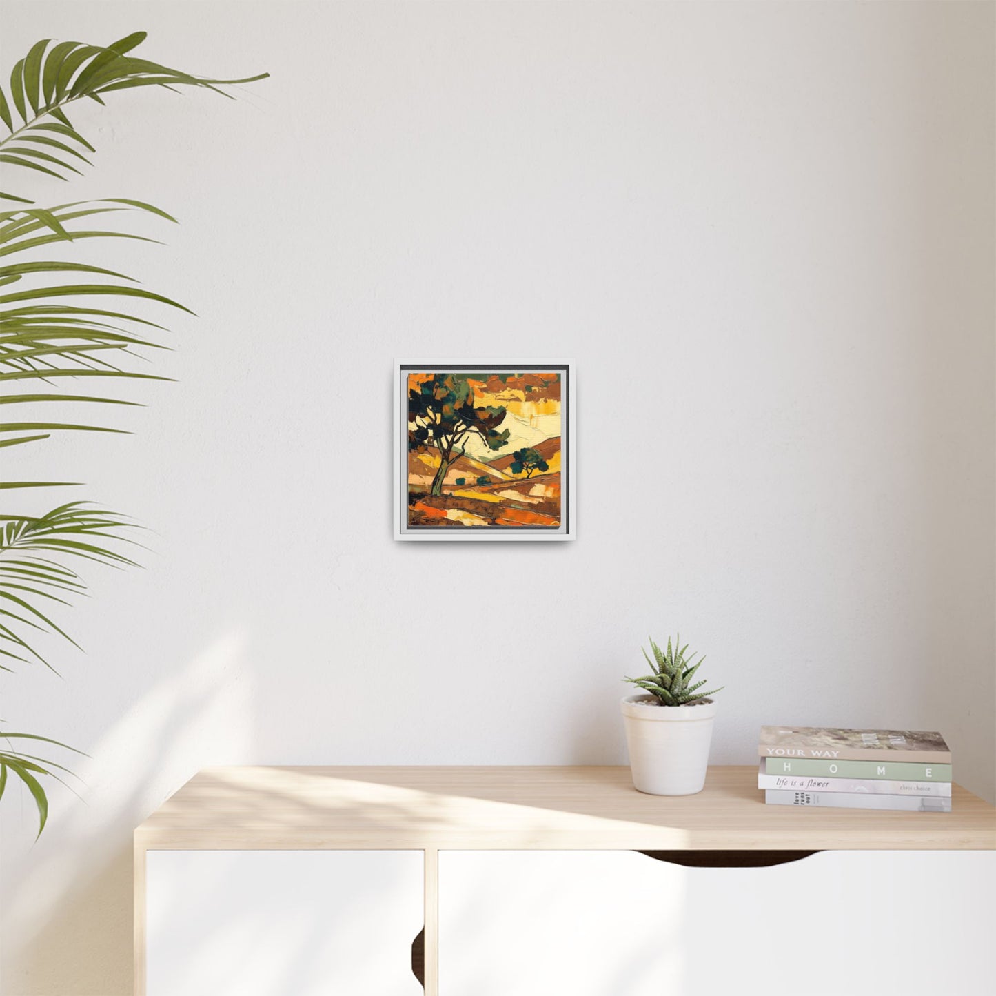 Framed Matte Canvas Landscape Art Print