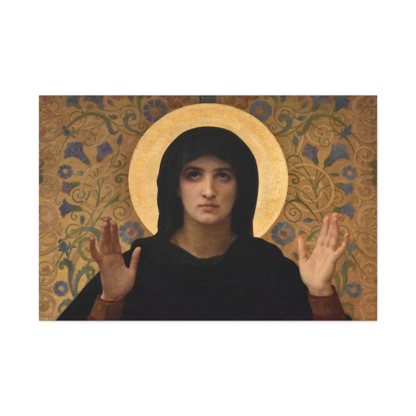 La Vierge consolatrice by William Adolphe Bouguereau Matte Stretched Wall Art
