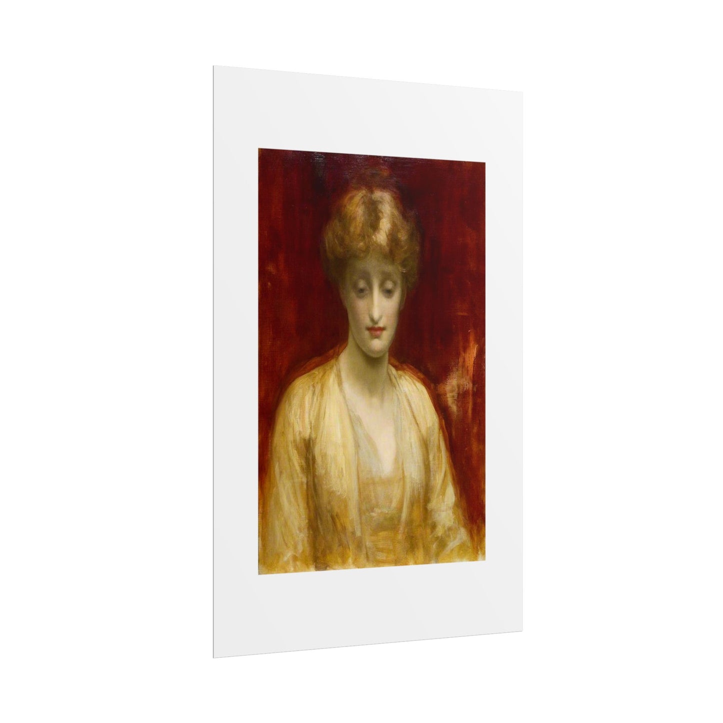 Mrs Williams by Lord Frederic Leighton Wall Art Print
