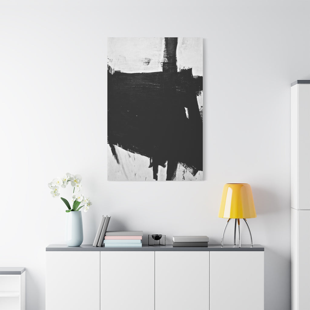 Sabra by Franz Kline Abstract Matte Canvas Wall Art Print