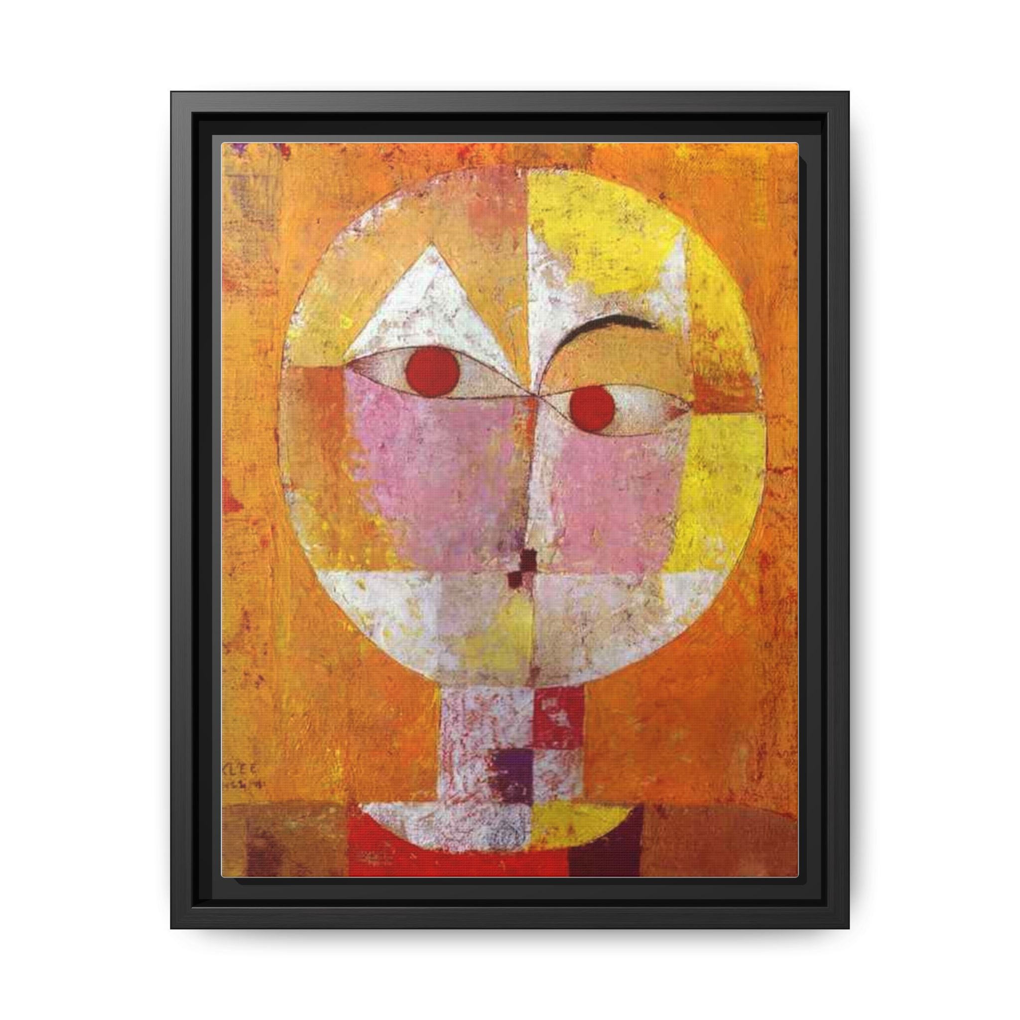 Senecio II by Paul Klee Canvas Framed Wall Art Print