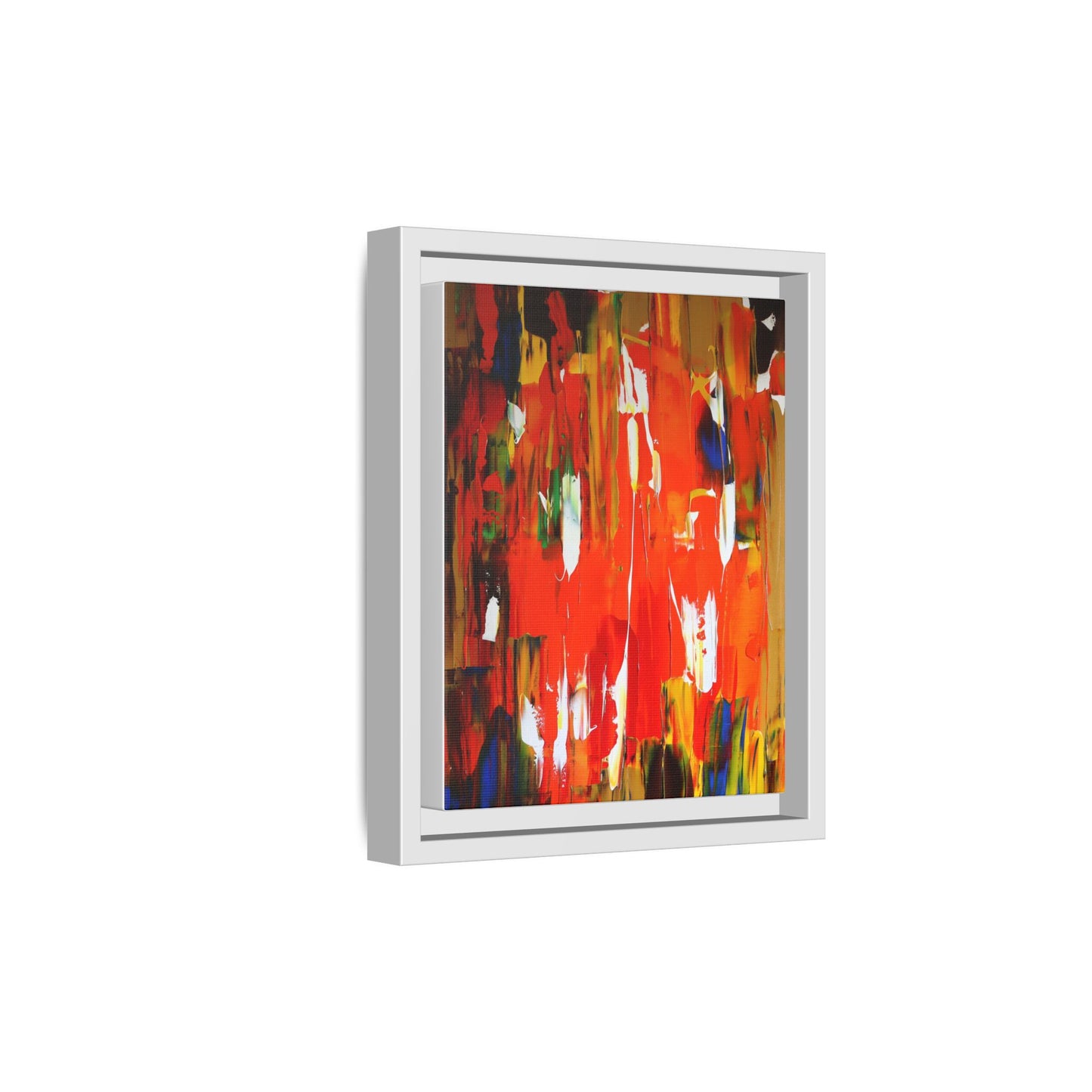 Burn baby burn by Norman Barrett Framed Matte Canvas Wall Art