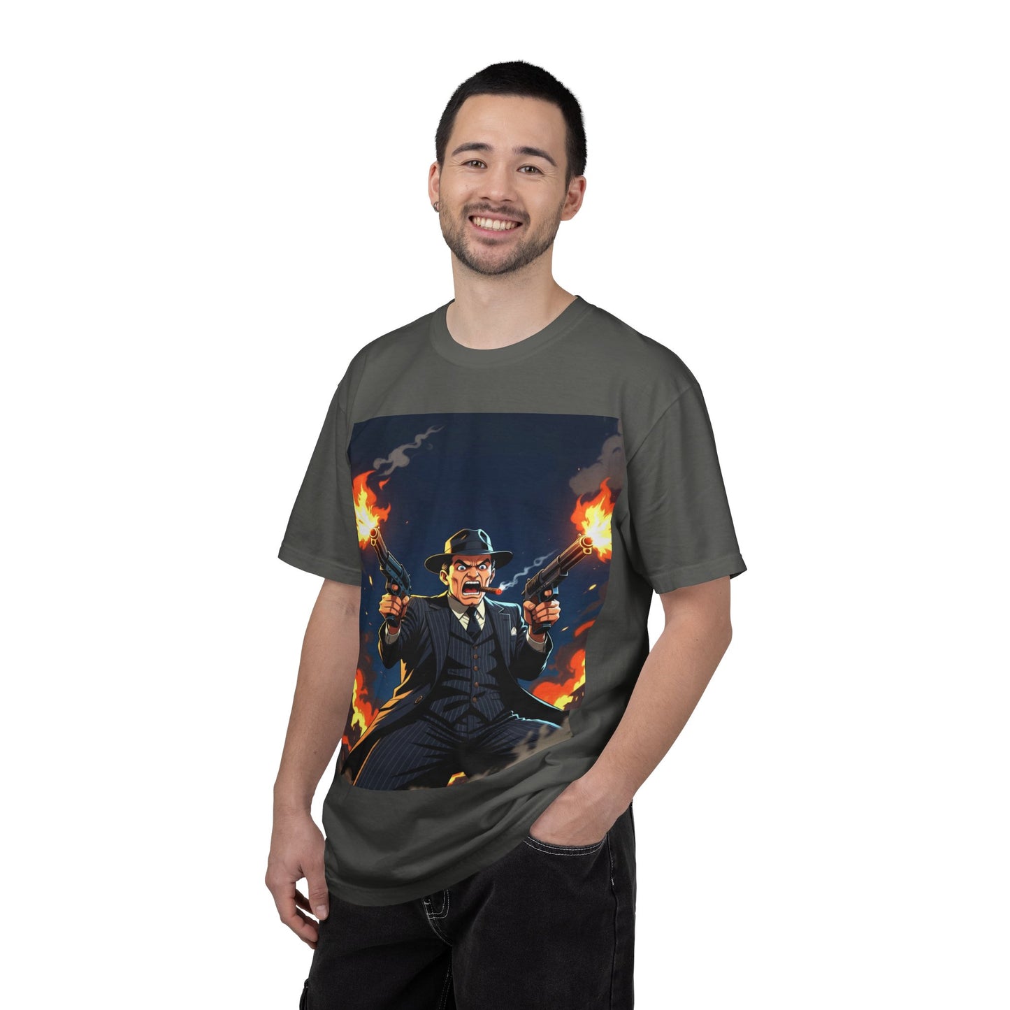 Gangster T‑Shirt — Vintage Outlaw Graphic Tee