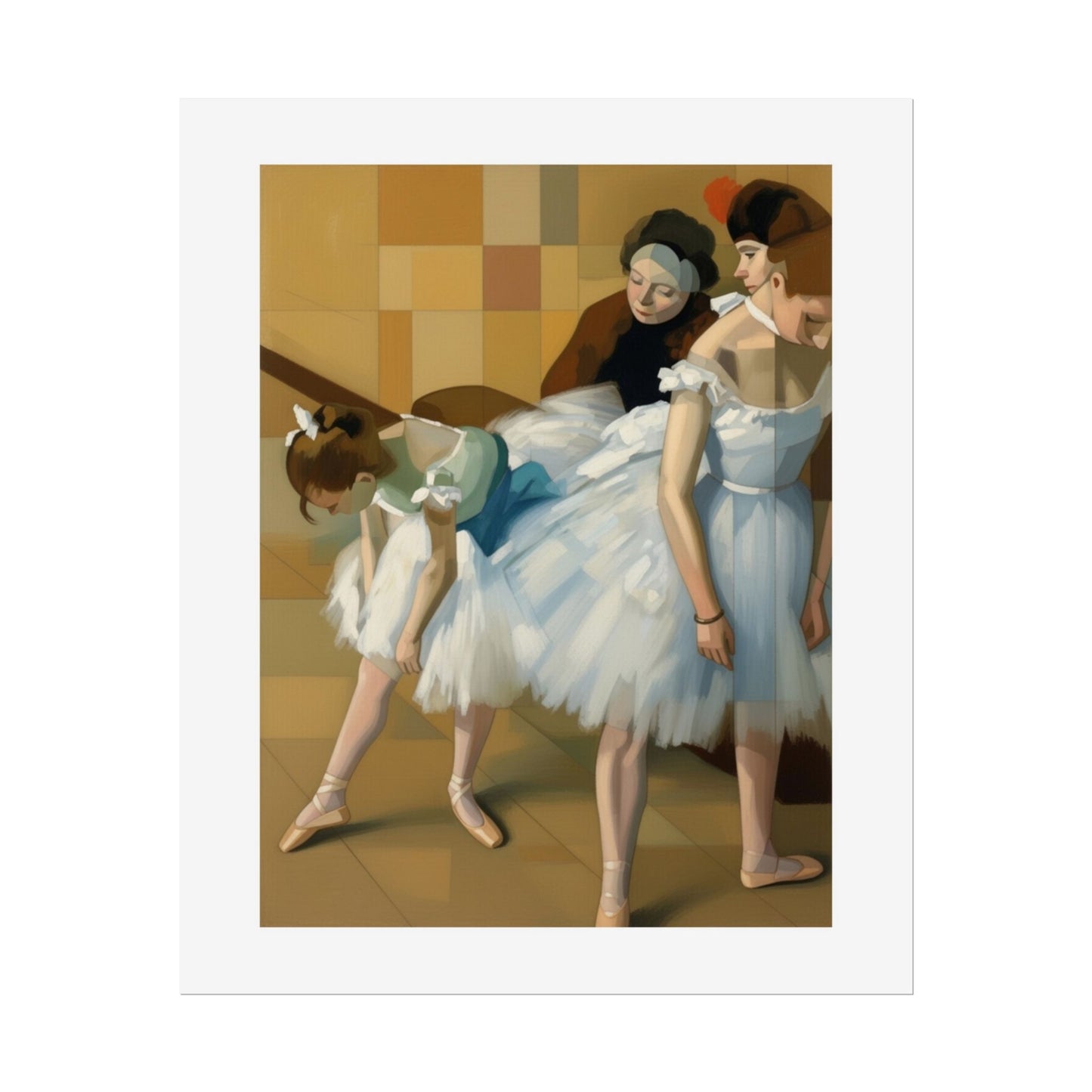 Ballet Dancers Rolled Poster — Classic Impressionist Ballerina Wall Art