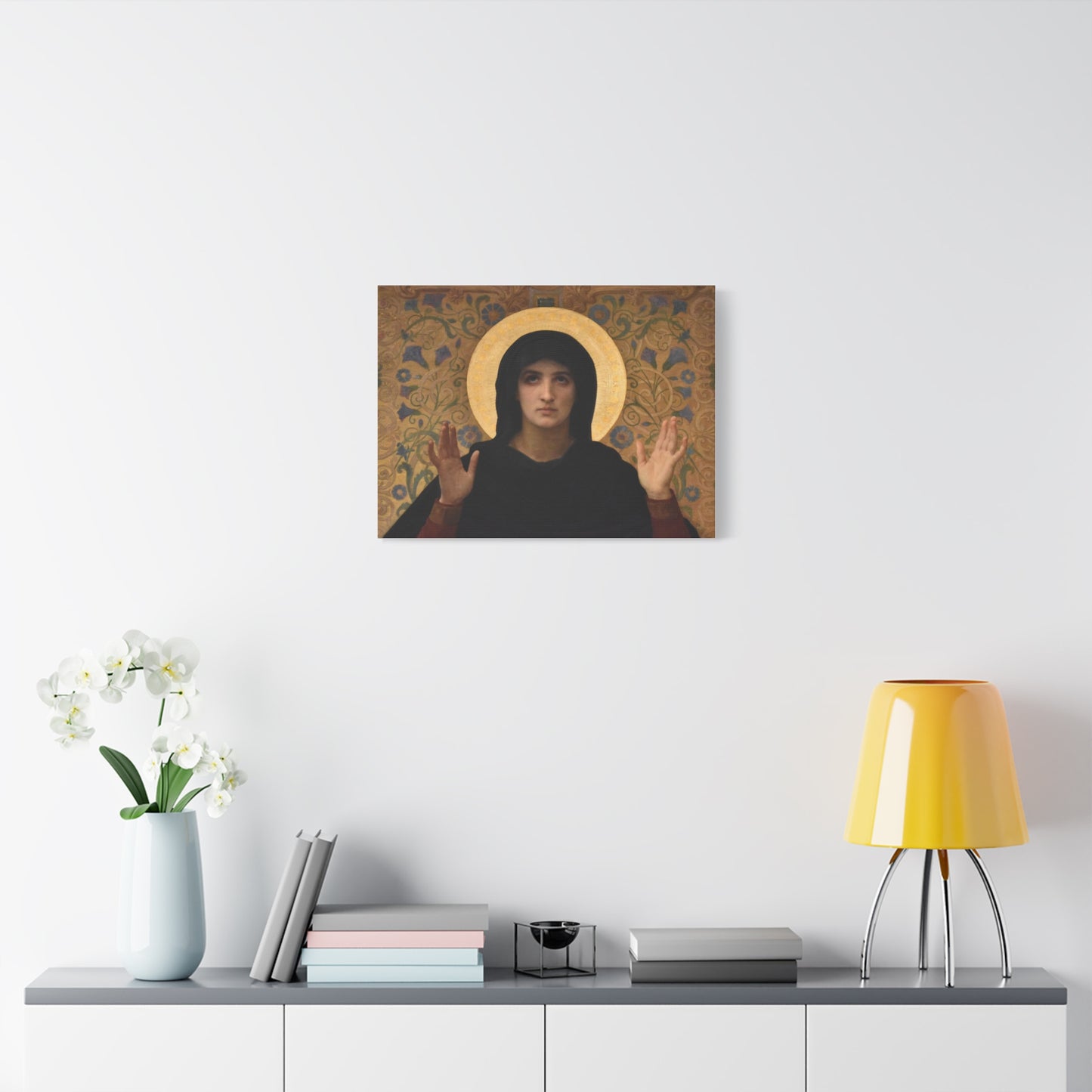 La Vierge consolatrice by William Adolphe Bouguereau Matte Stretched Wall Art