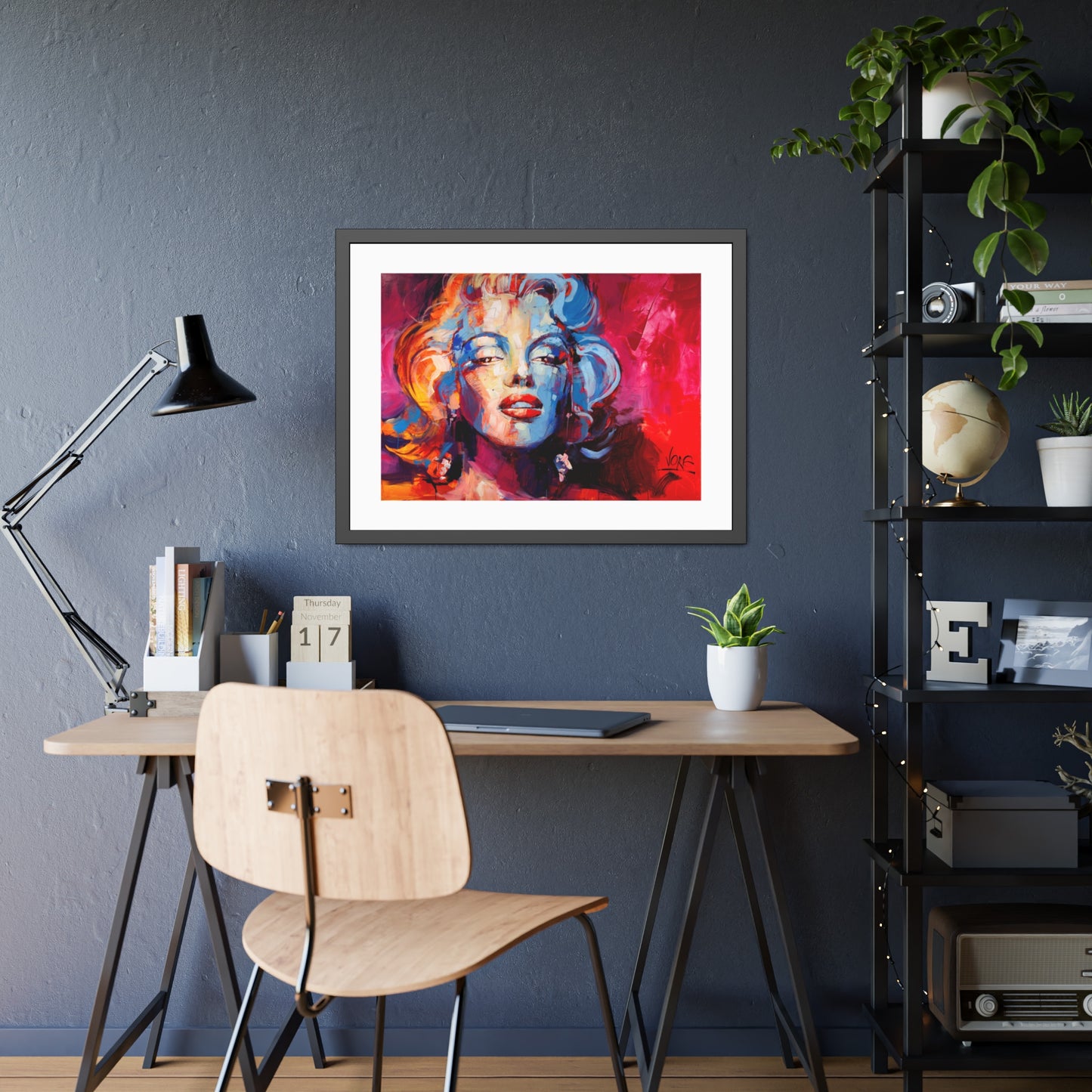 Marilyn Monroe attributed to Voke Framed Wall Art Print