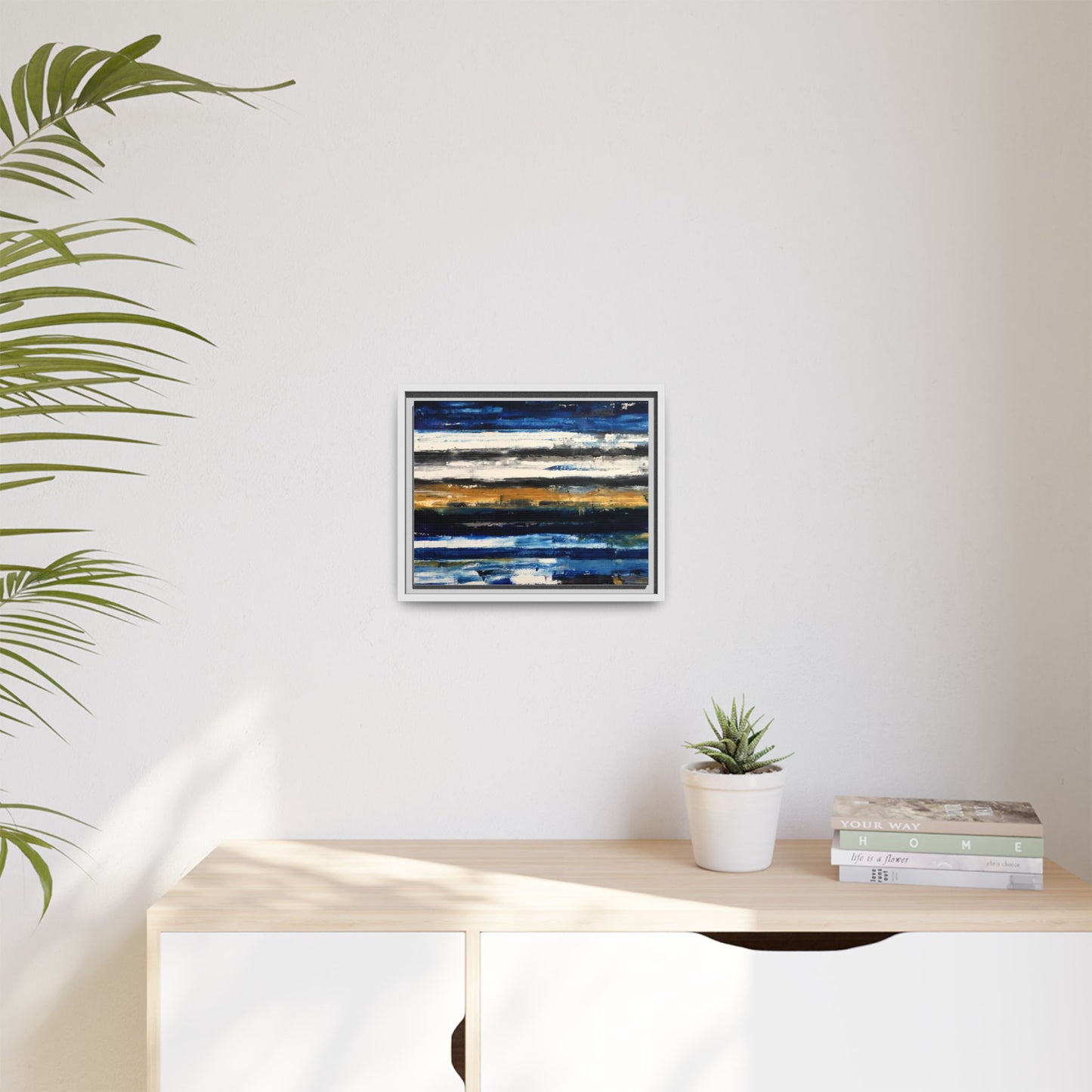 Tiny Buddha by Todd Williamson Framed Matte Canvas Abstract  Wall Art