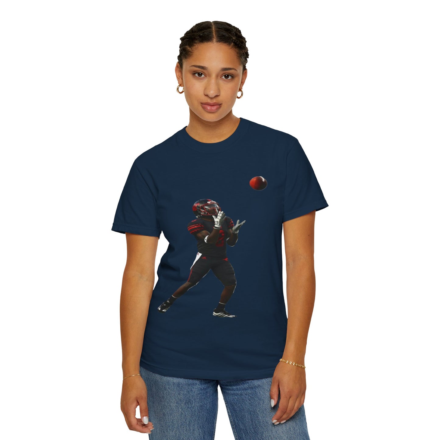 Football Player Catch T-Shirt