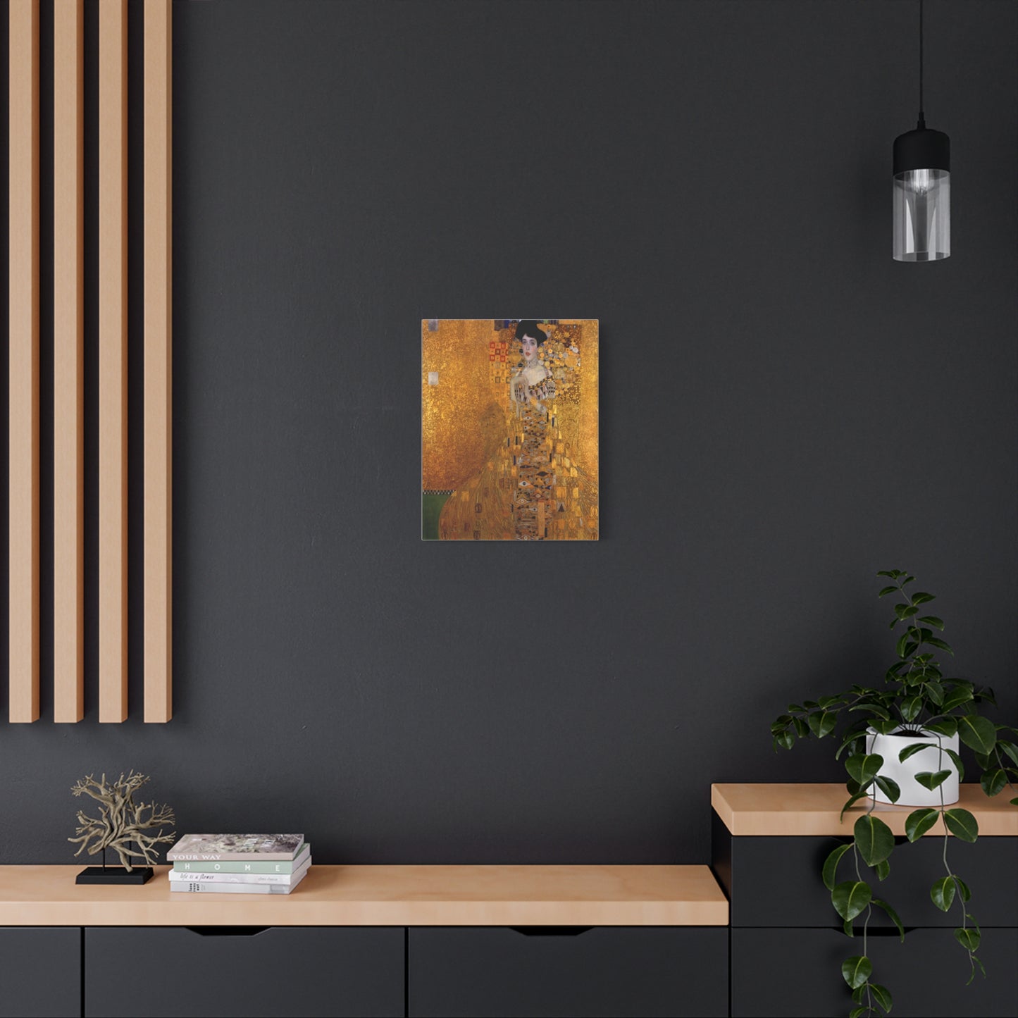 Adele Bloch-Bauer by Gustav Klimt Matte Canvas Wall Art Print