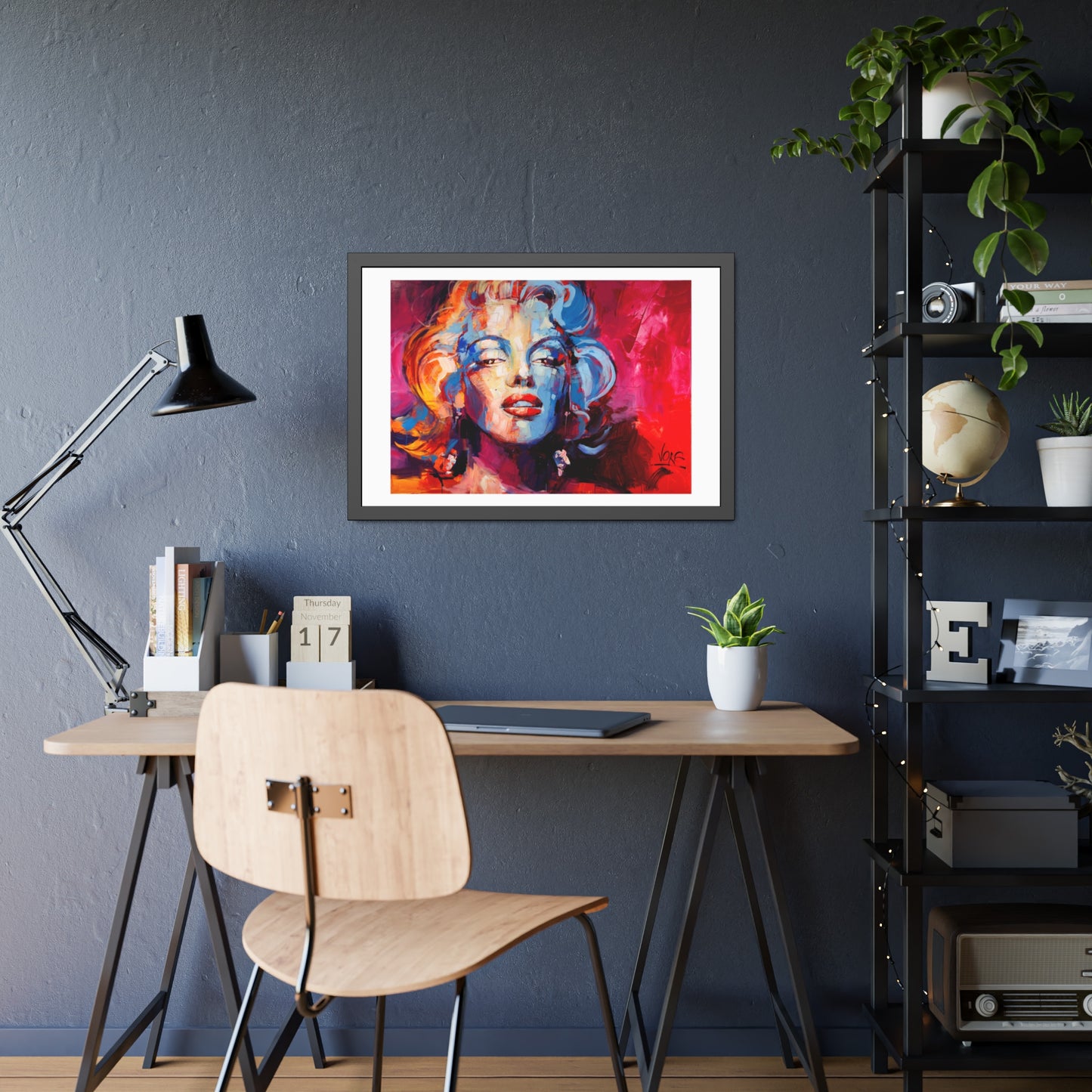 Marilyn Monroe attributed to Voke Framed Wall Art Print